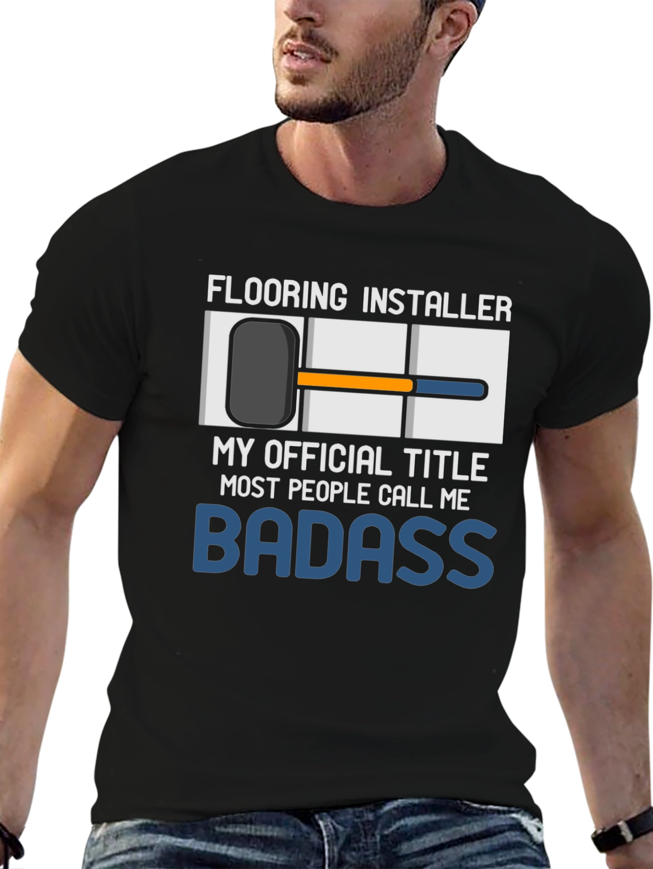 Flooring Installer Badass T-Shirt