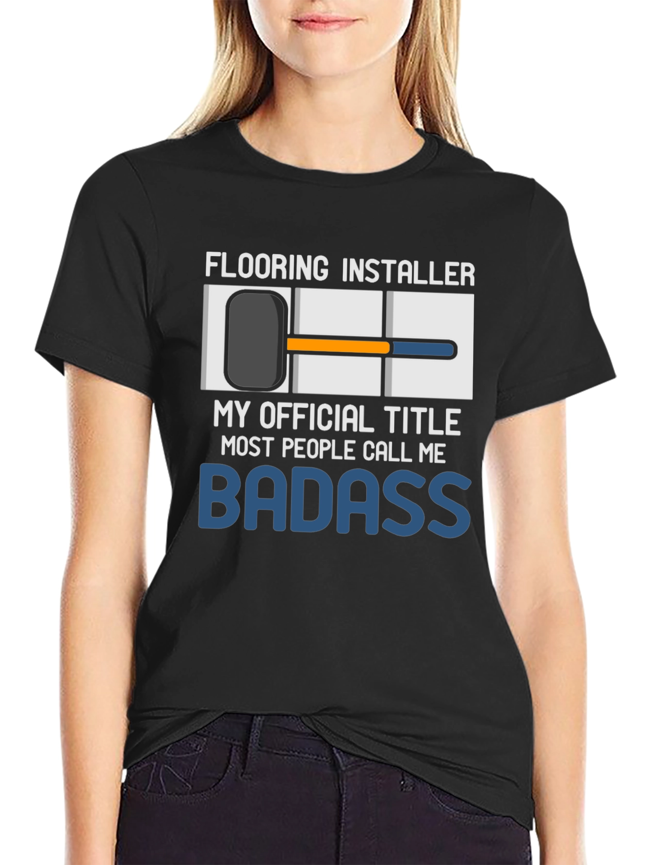 Flooring Installer Badass T-Shirt