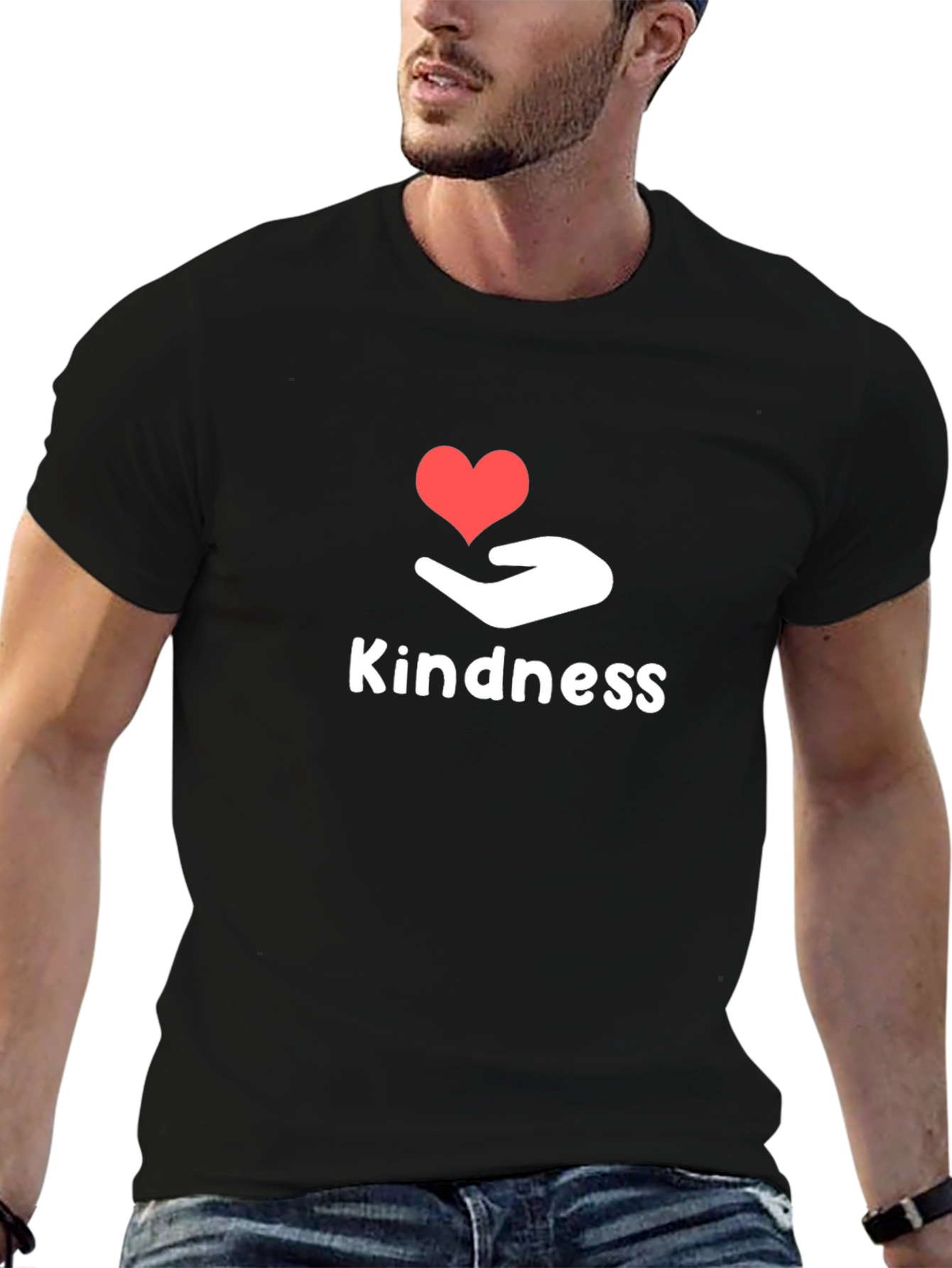 Kindness Heart Graphic Tee - Soft Cotton Blend