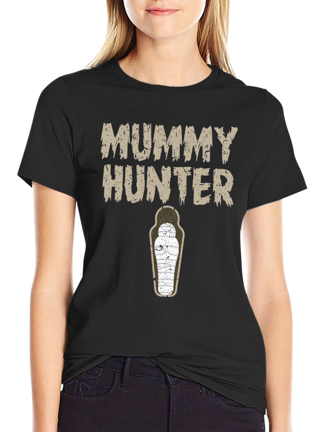 Mummy Hunter Graphic T-Shirt - Halloween