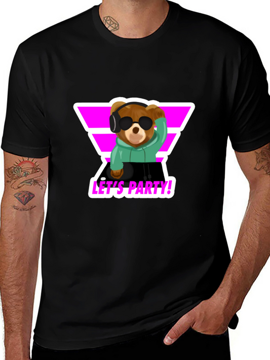 DJ Bear T-Shirt - Lets Party!