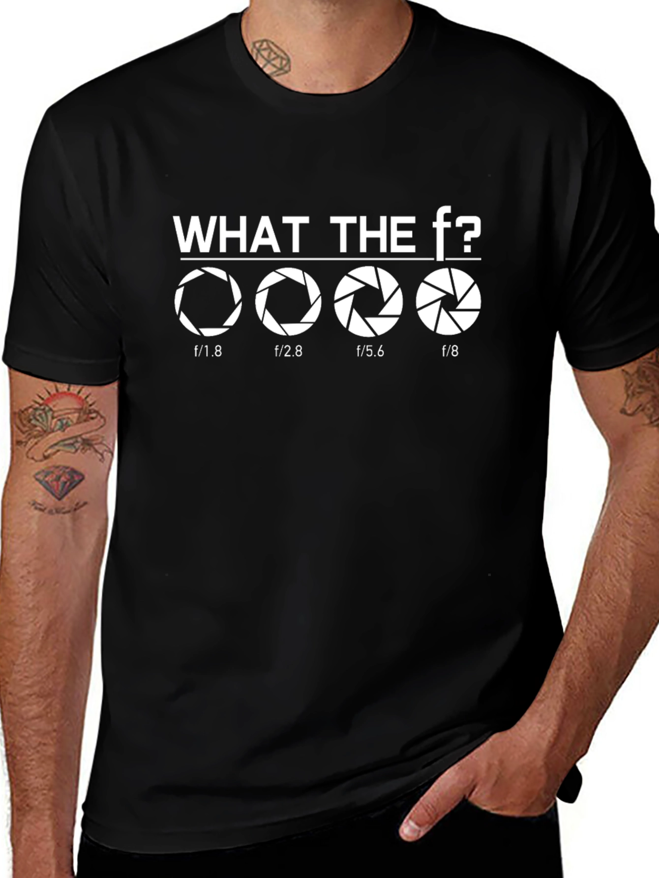 Photographer Aperture T-Shirt - What The F Stop