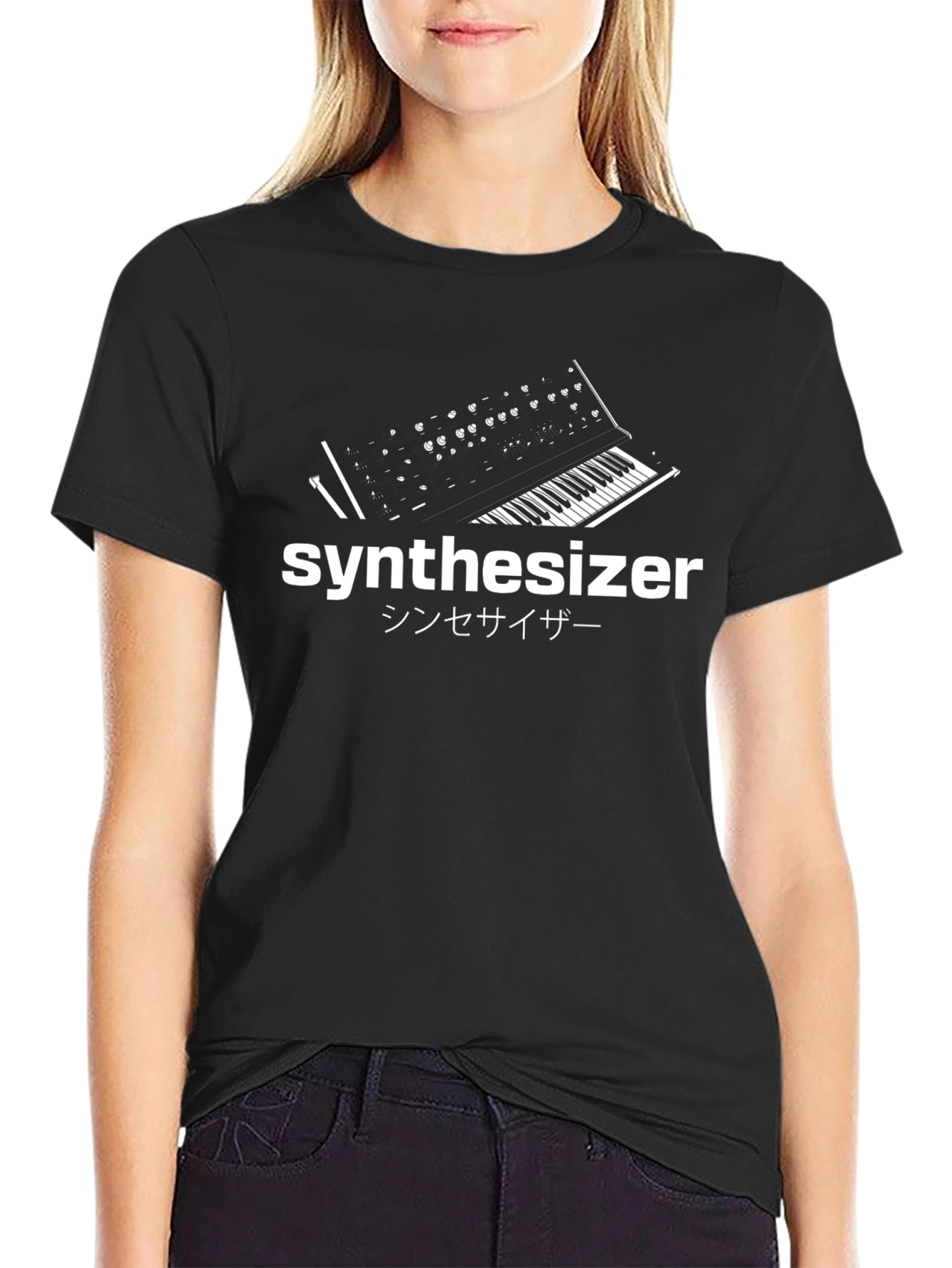 Synthesizer Graphic T-Shirt - Music Lover Tee