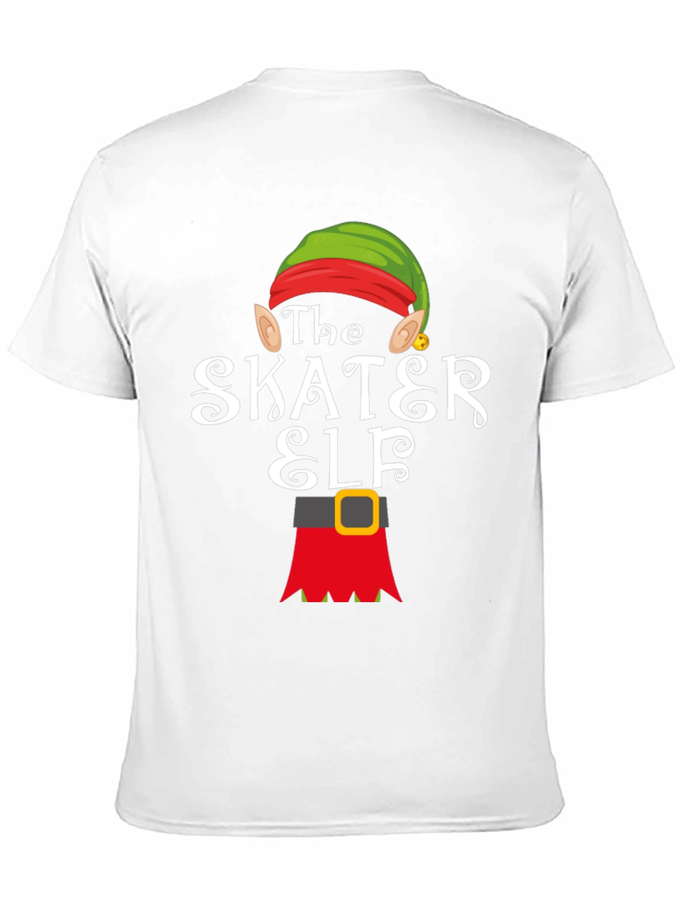The Skater Elf T-Shirt - Holiday Fun!