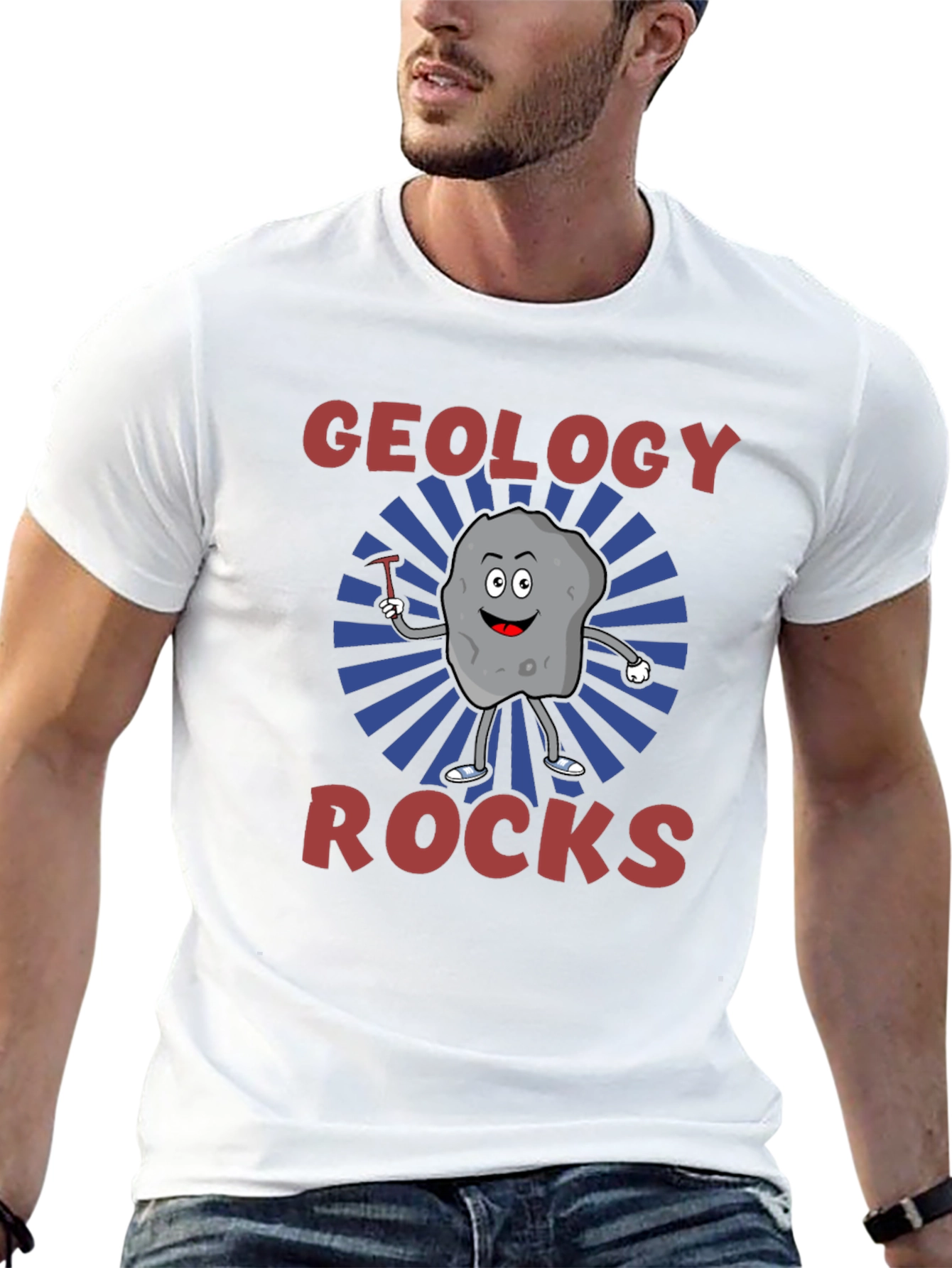 Geology Rocks Graphic T-Shirt - Black Cotton Tee