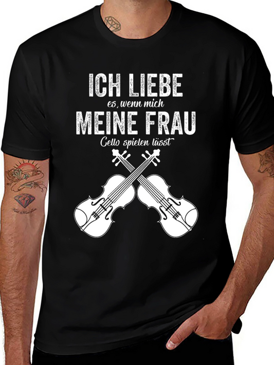 Ich Liebe Meine Frau Cello T-Shirt