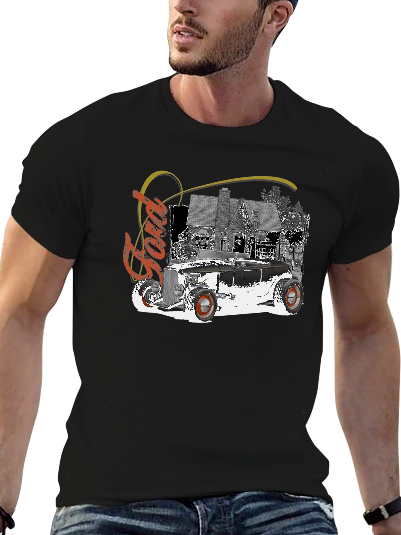Ford Hot Rod Black T-Shirt