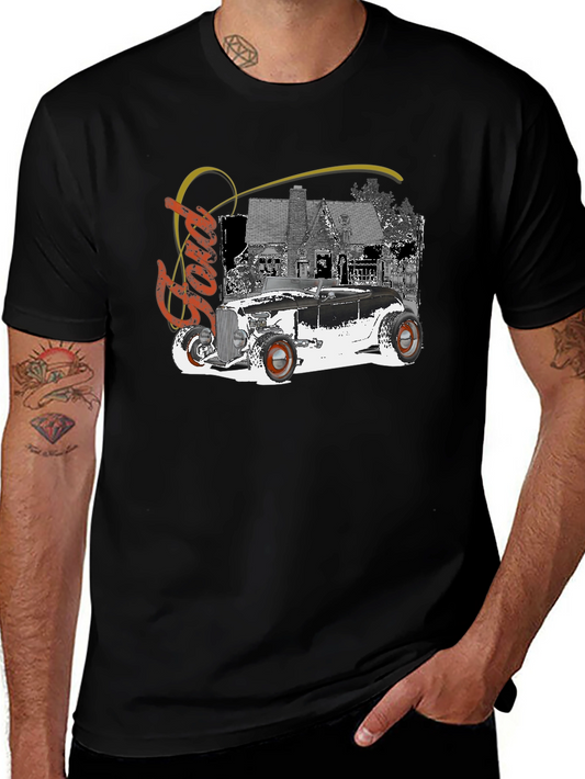 Ford Hot Rod Black T-Shirt