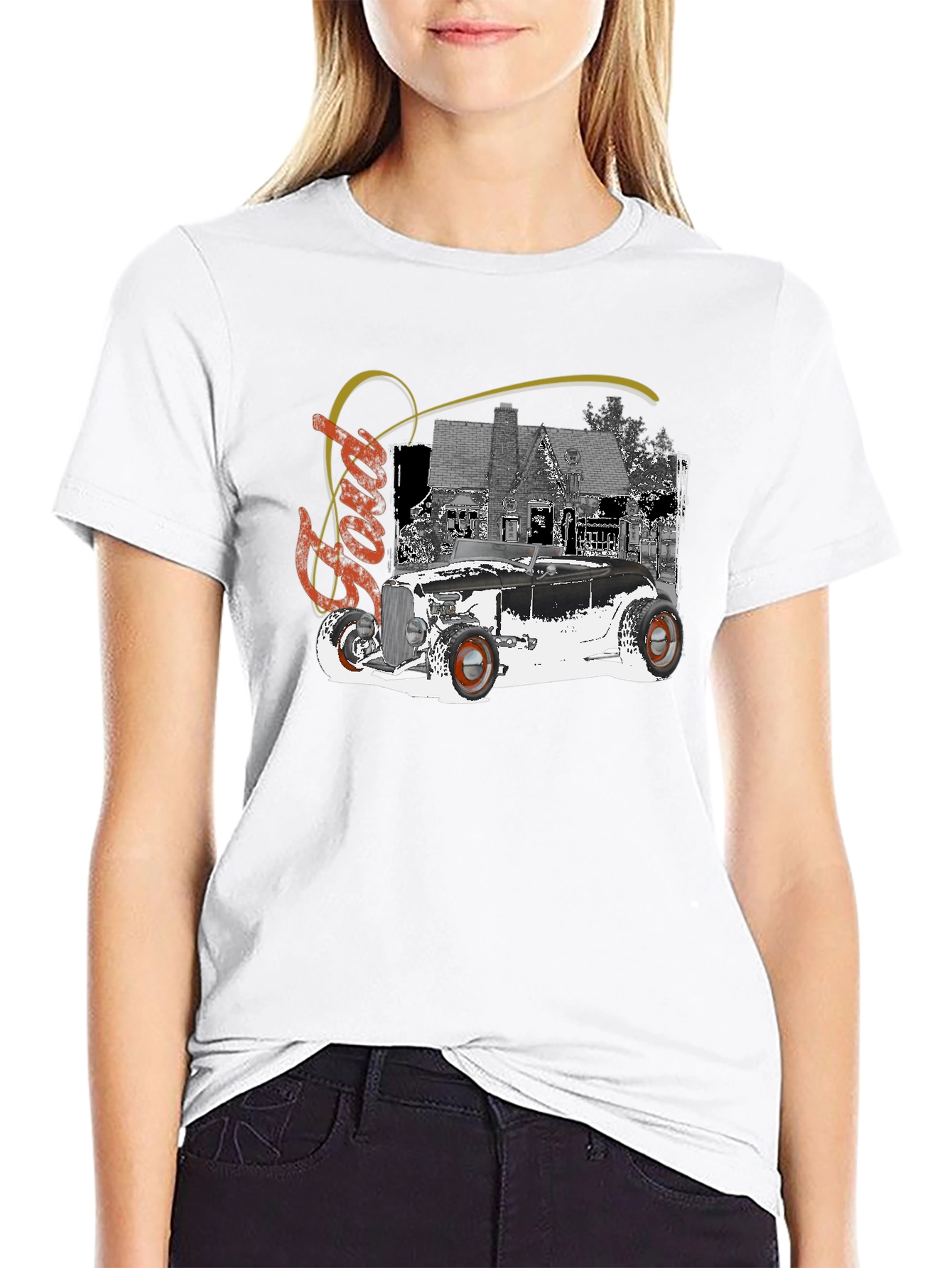Ford Hot Rod Black T-Shirt
