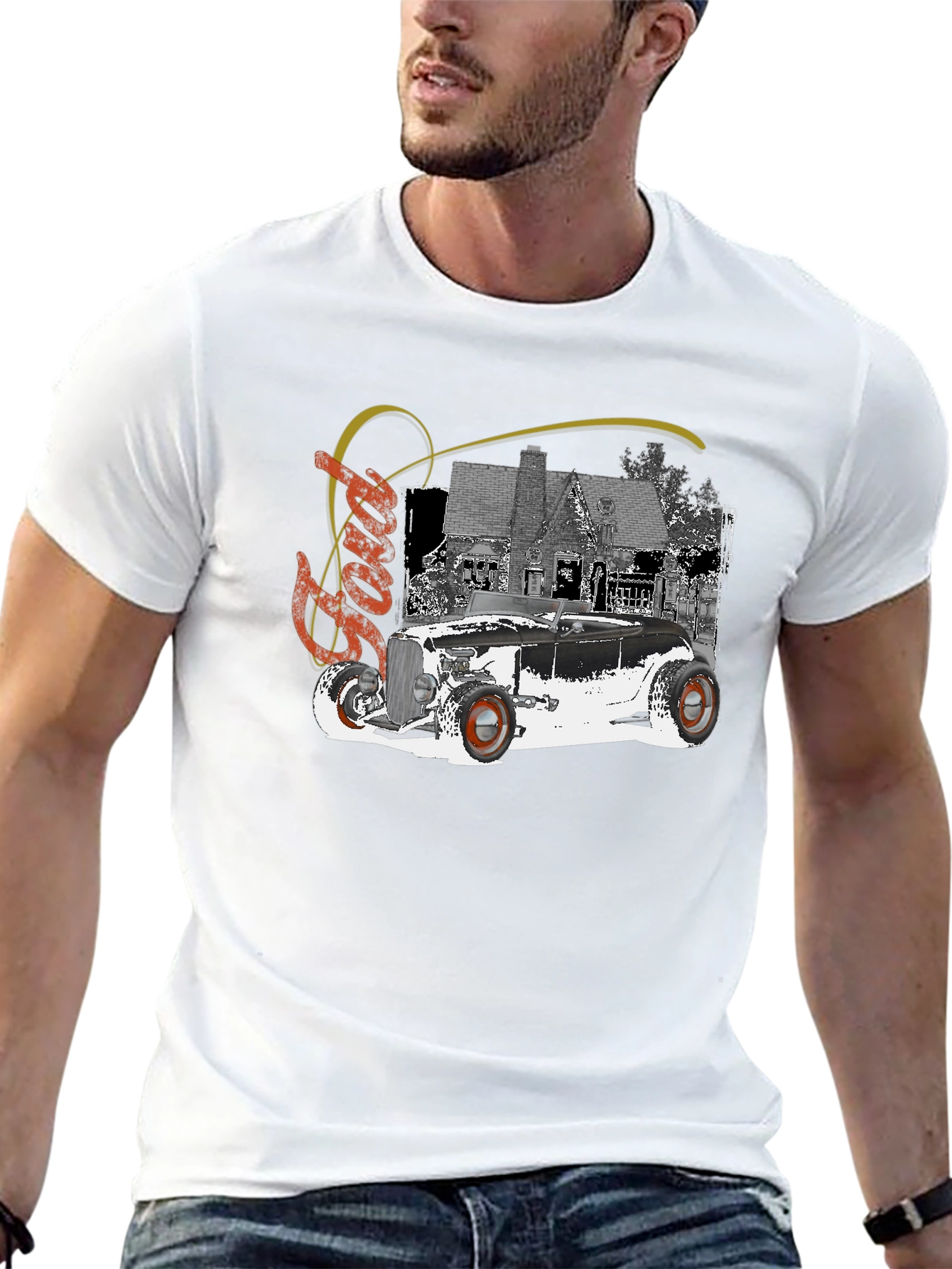 Ford Hot Rod Black T-Shirt