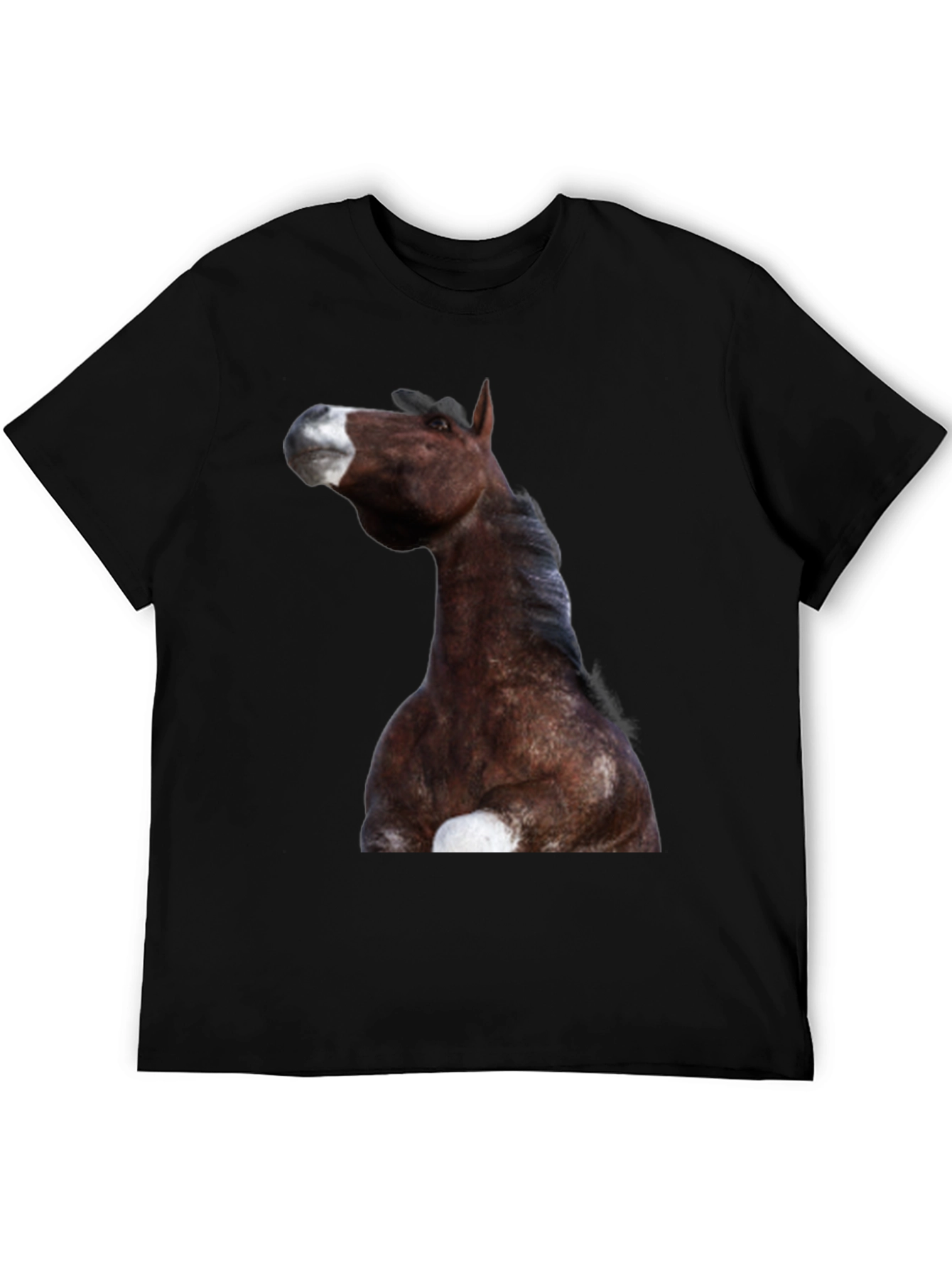 Horse Graphic Black T-Shirt | Equestrian Style