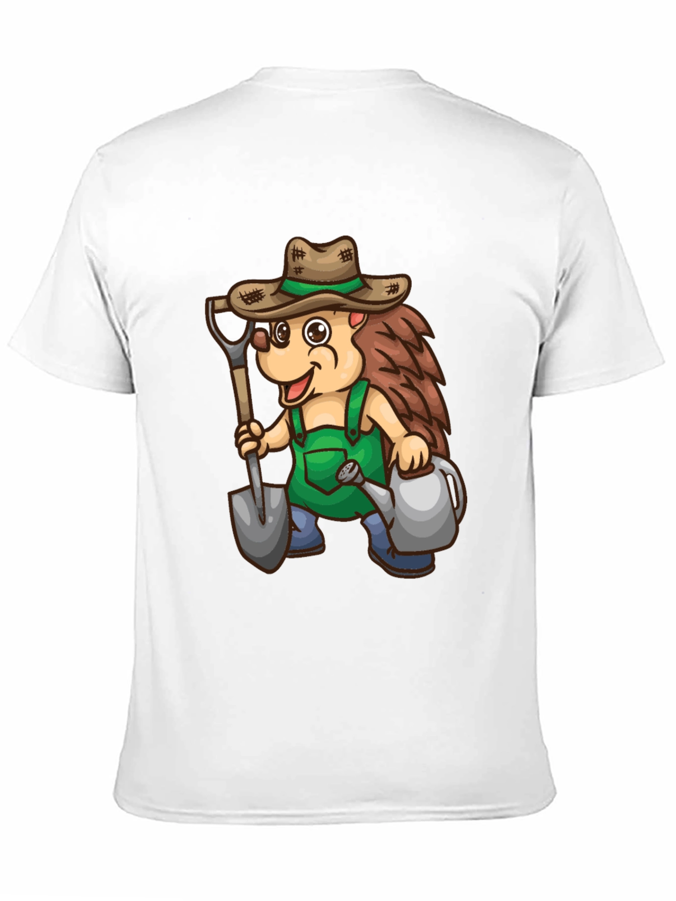Gardener Hedgehog Graphic T-Shirt
