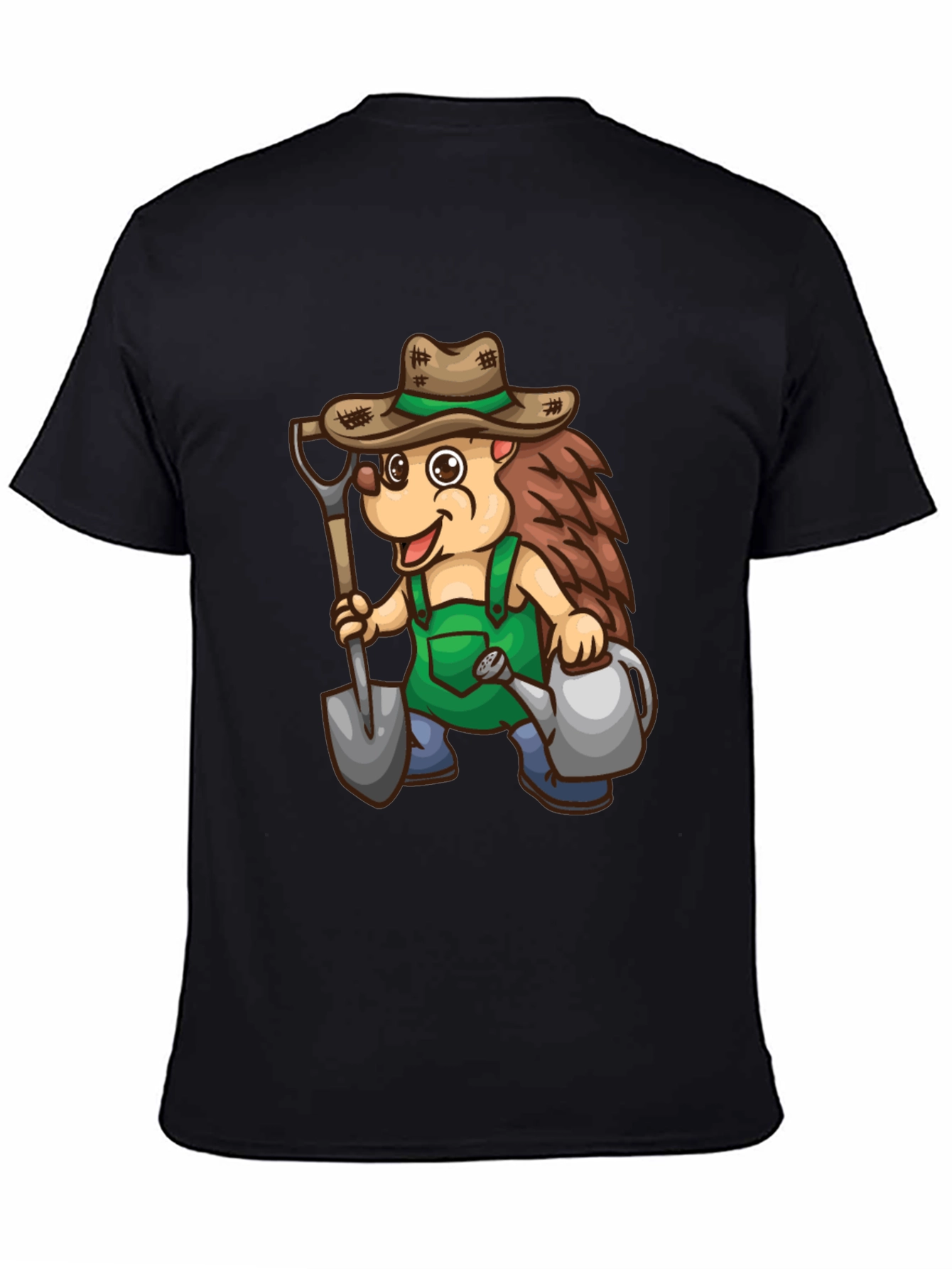 Gardener Hedgehog Graphic T-Shirt