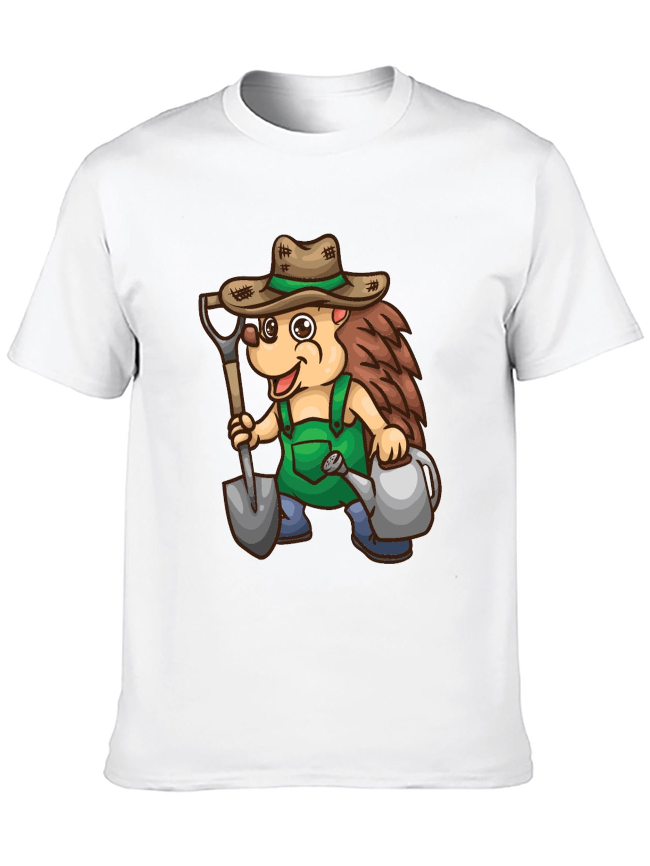 Gardener Hedgehog Graphic T-Shirt