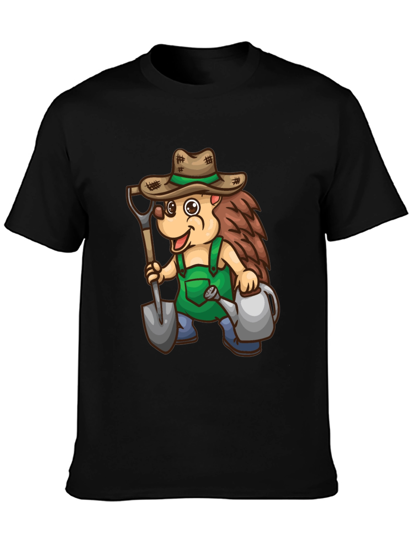 Gardener Hedgehog Graphic T-Shirt