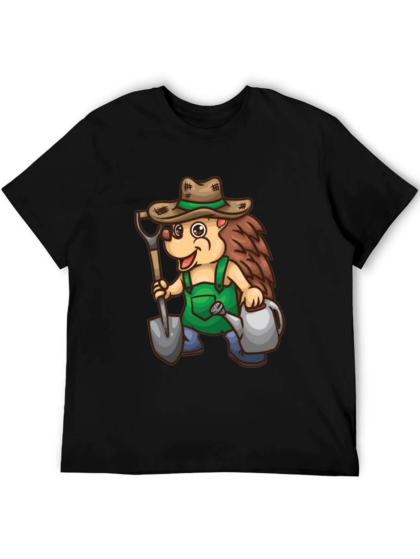 Gardener Hedgehog Graphic T-Shirt