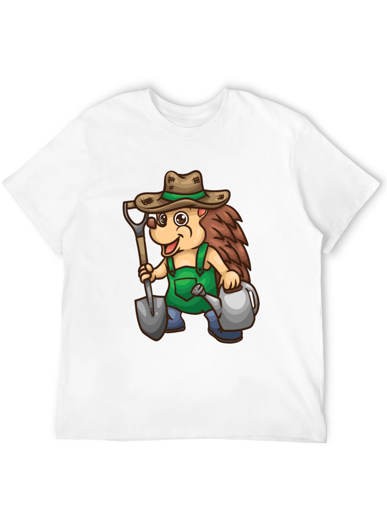 Gardener Hedgehog Graphic T-Shirt