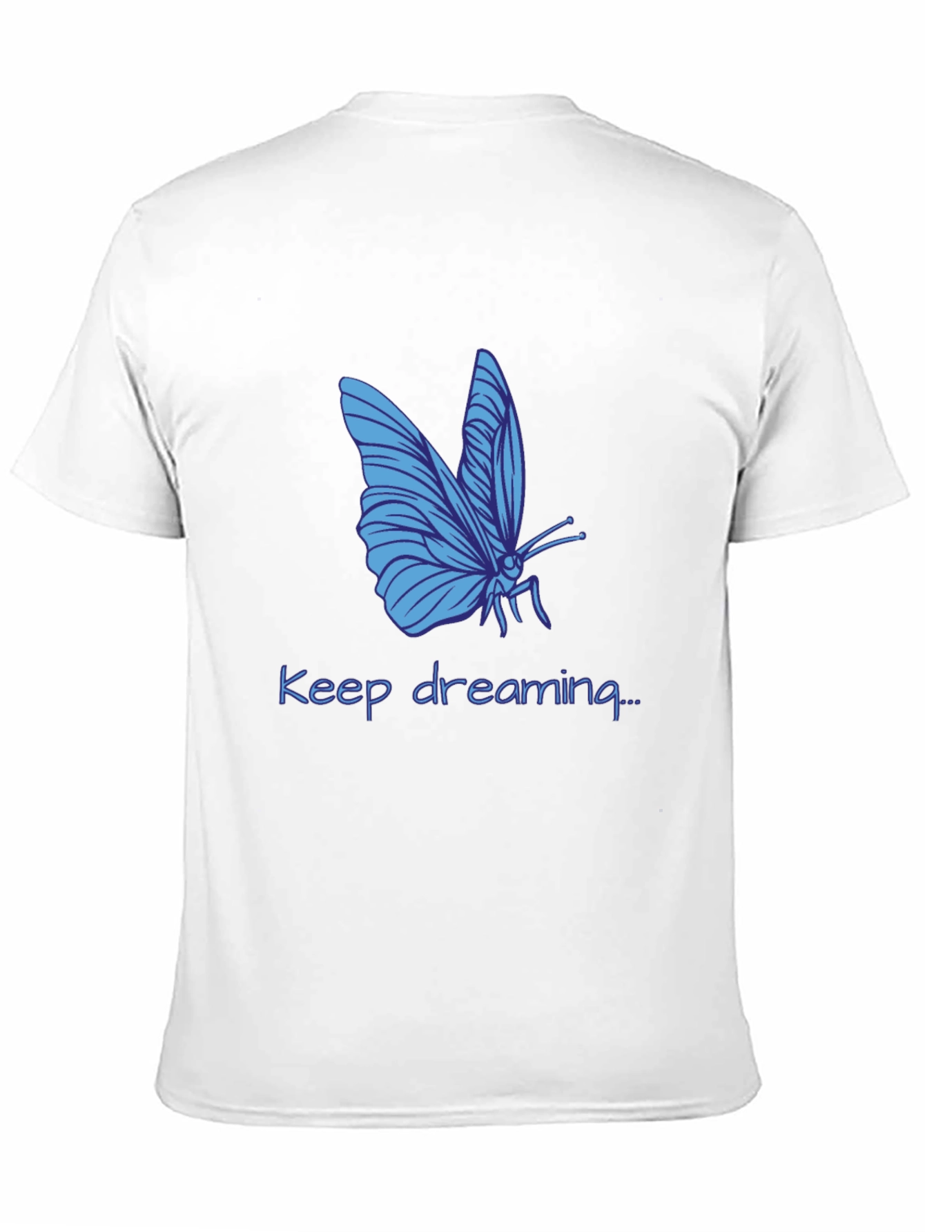 Butterfly Dreamer Graphic Tee - Black Cotton Comfort