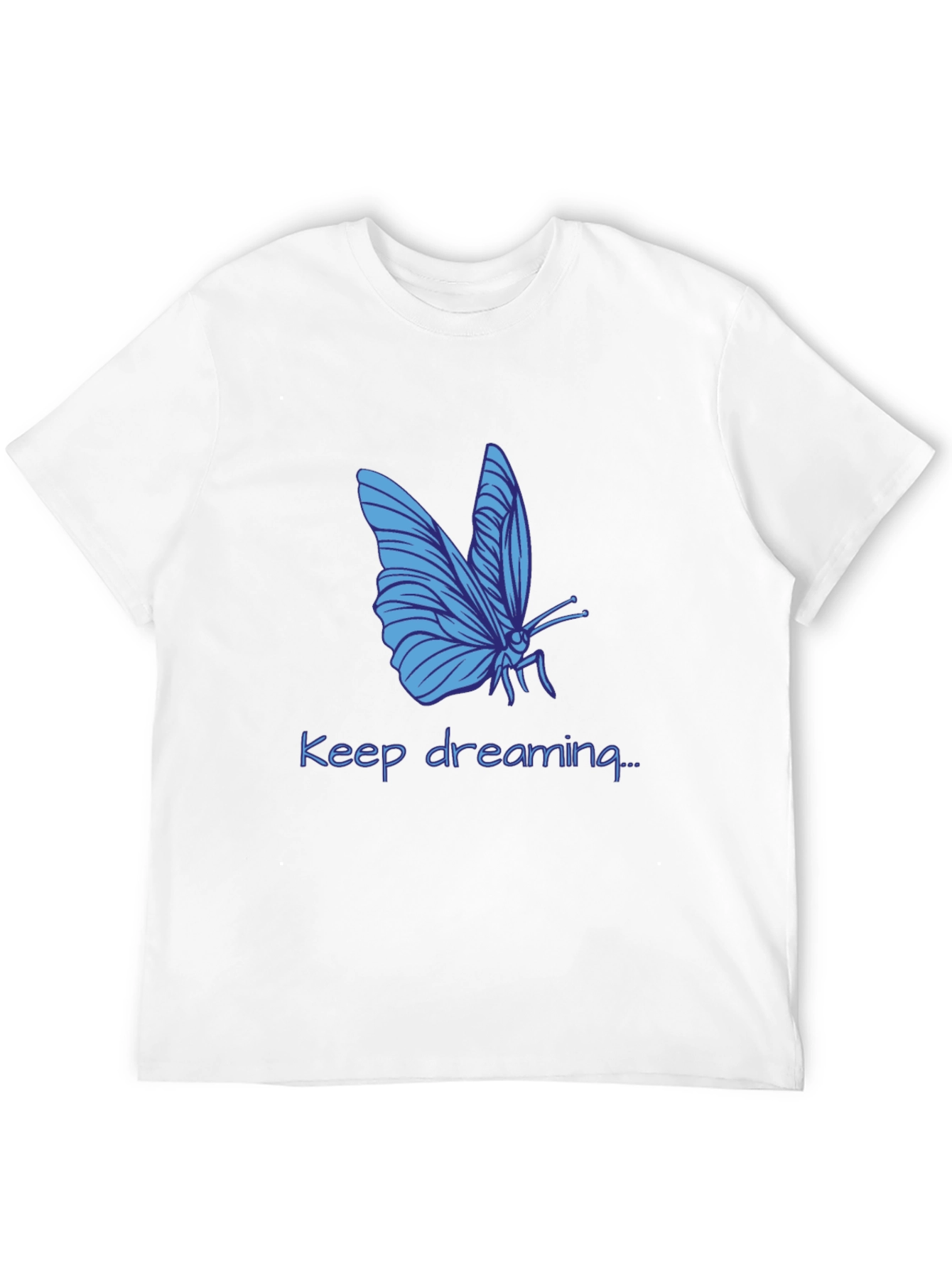 Butterfly Dreamer Graphic Tee - Black Cotton Comfort