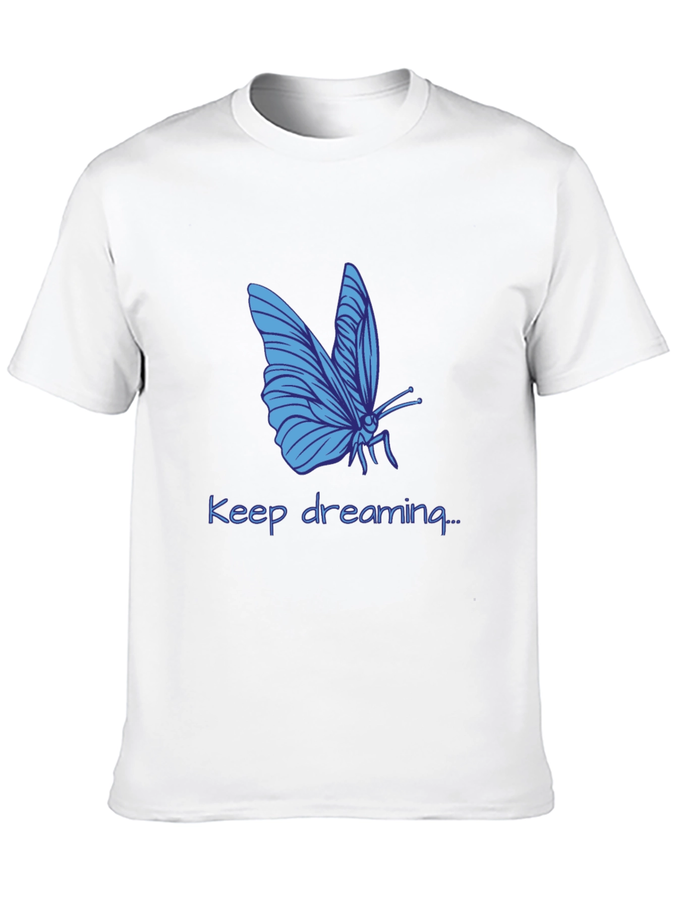 Butterfly Dreamer Graphic Tee - Black Cotton Comfort