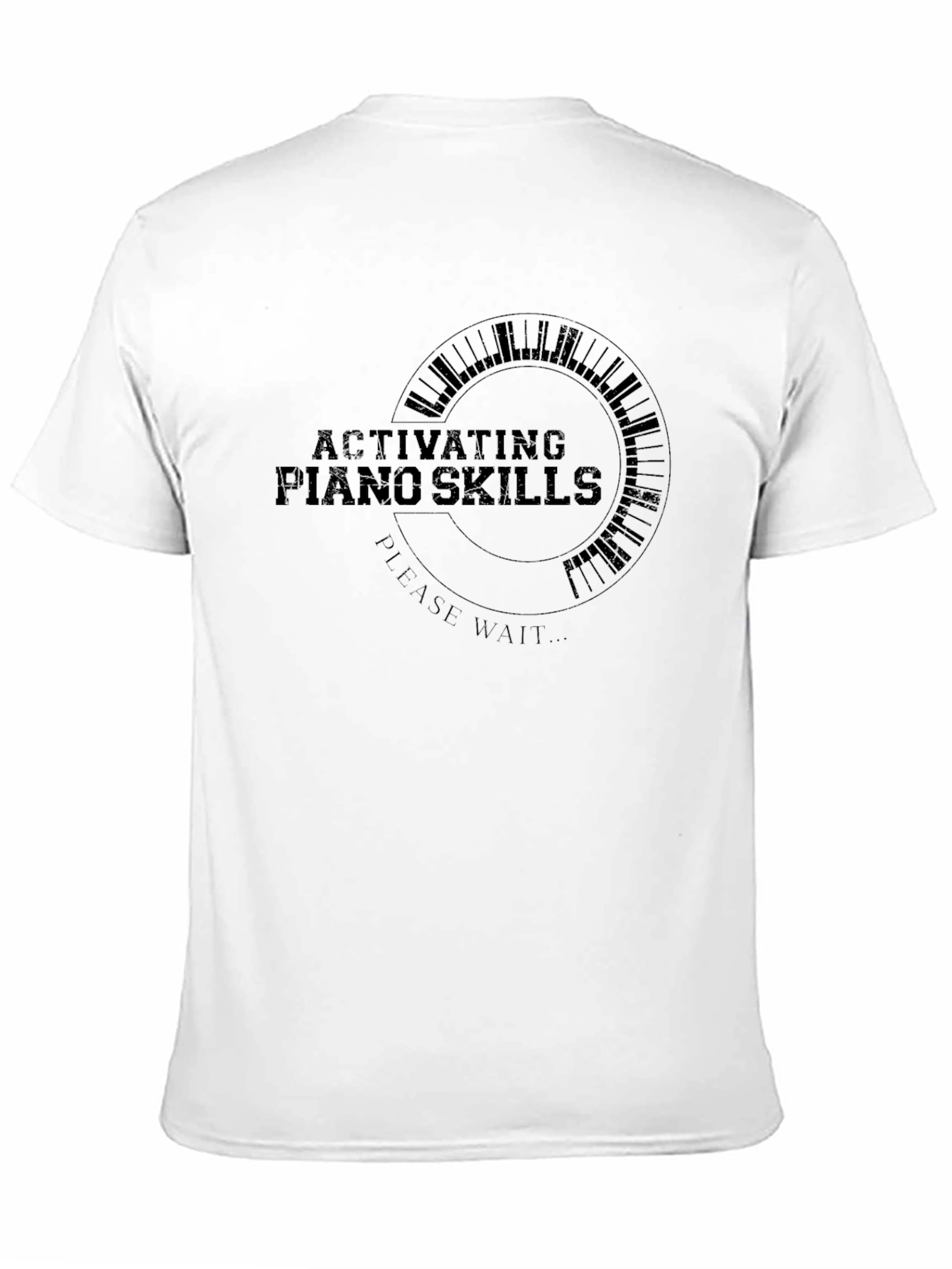 Activating Piano Skills Black Graphic Tee