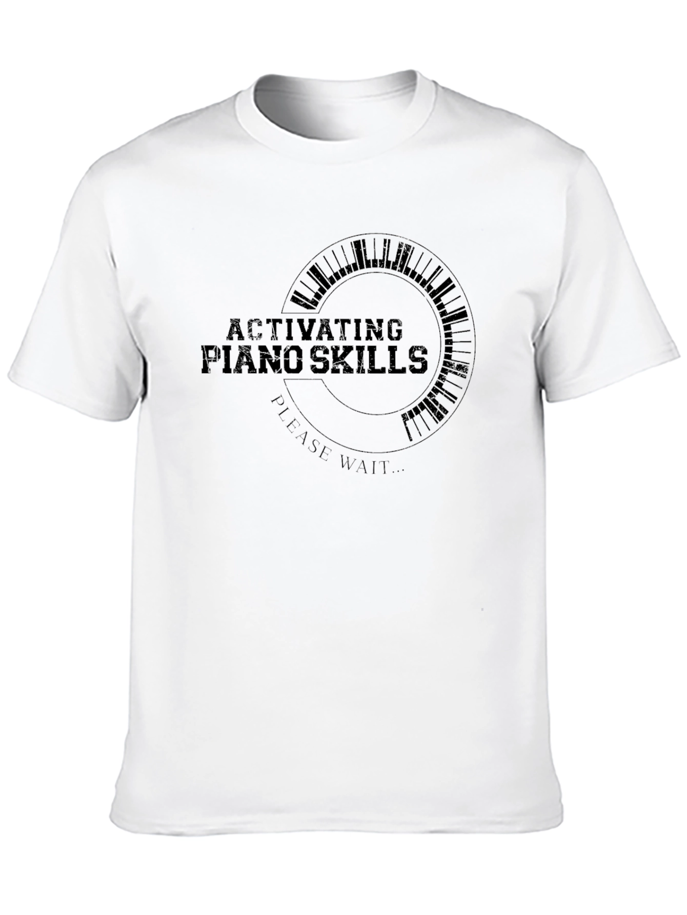 Activating Piano Skills Black Graphic Tee