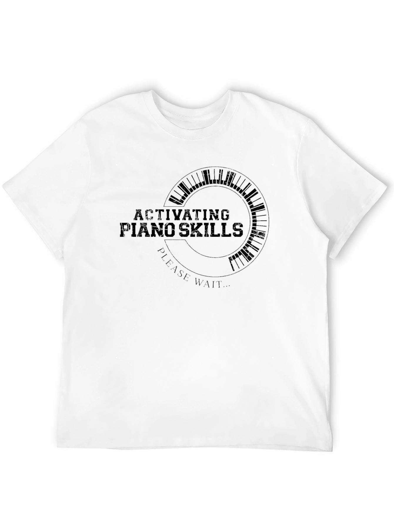 Activating Piano Skills Black Graphic Tee