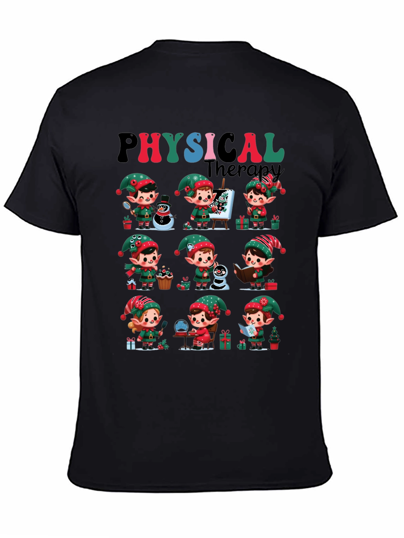 Physical Therapy Christmas Elf T-Shirt