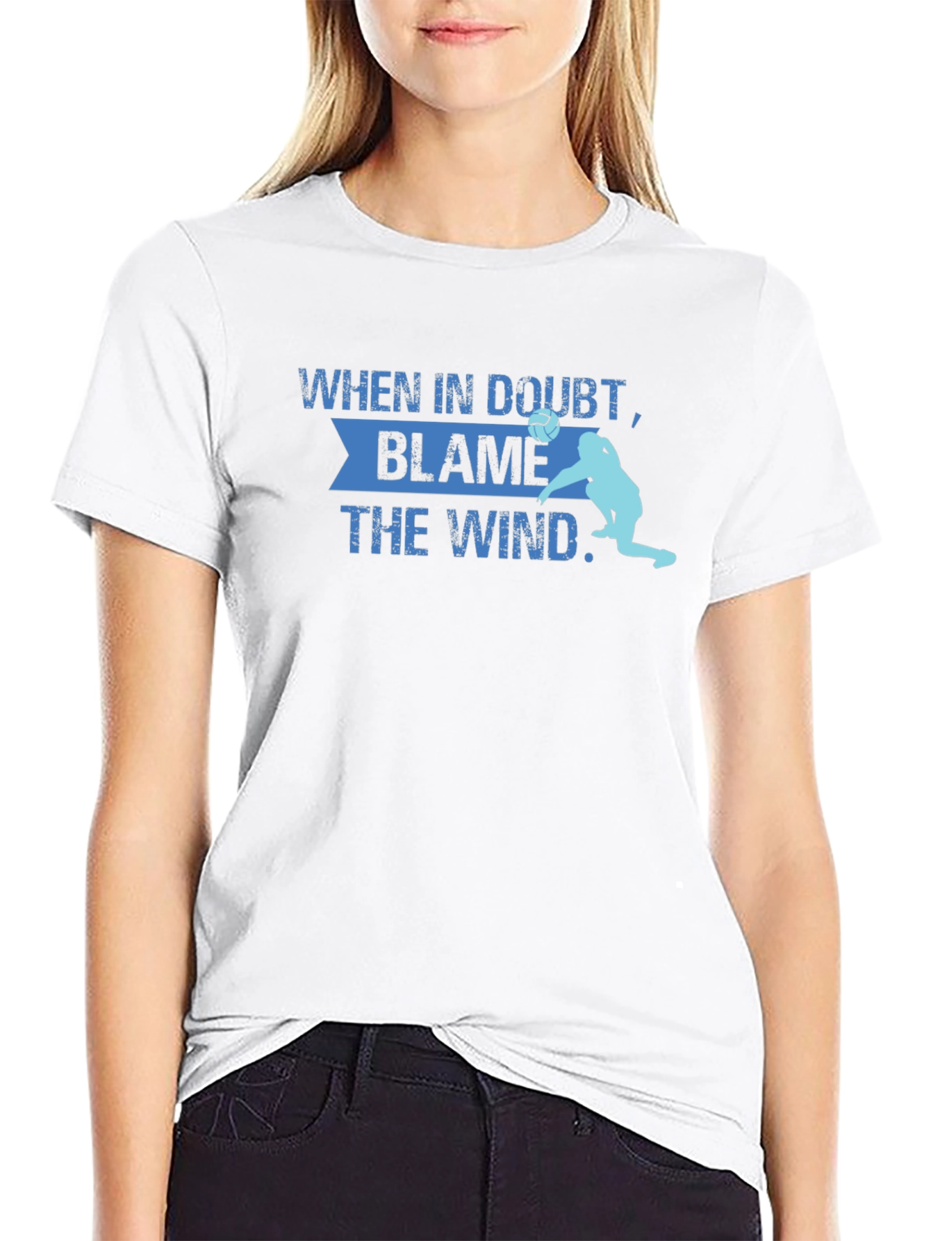 Blame the Wind Volleyball T-Shirt