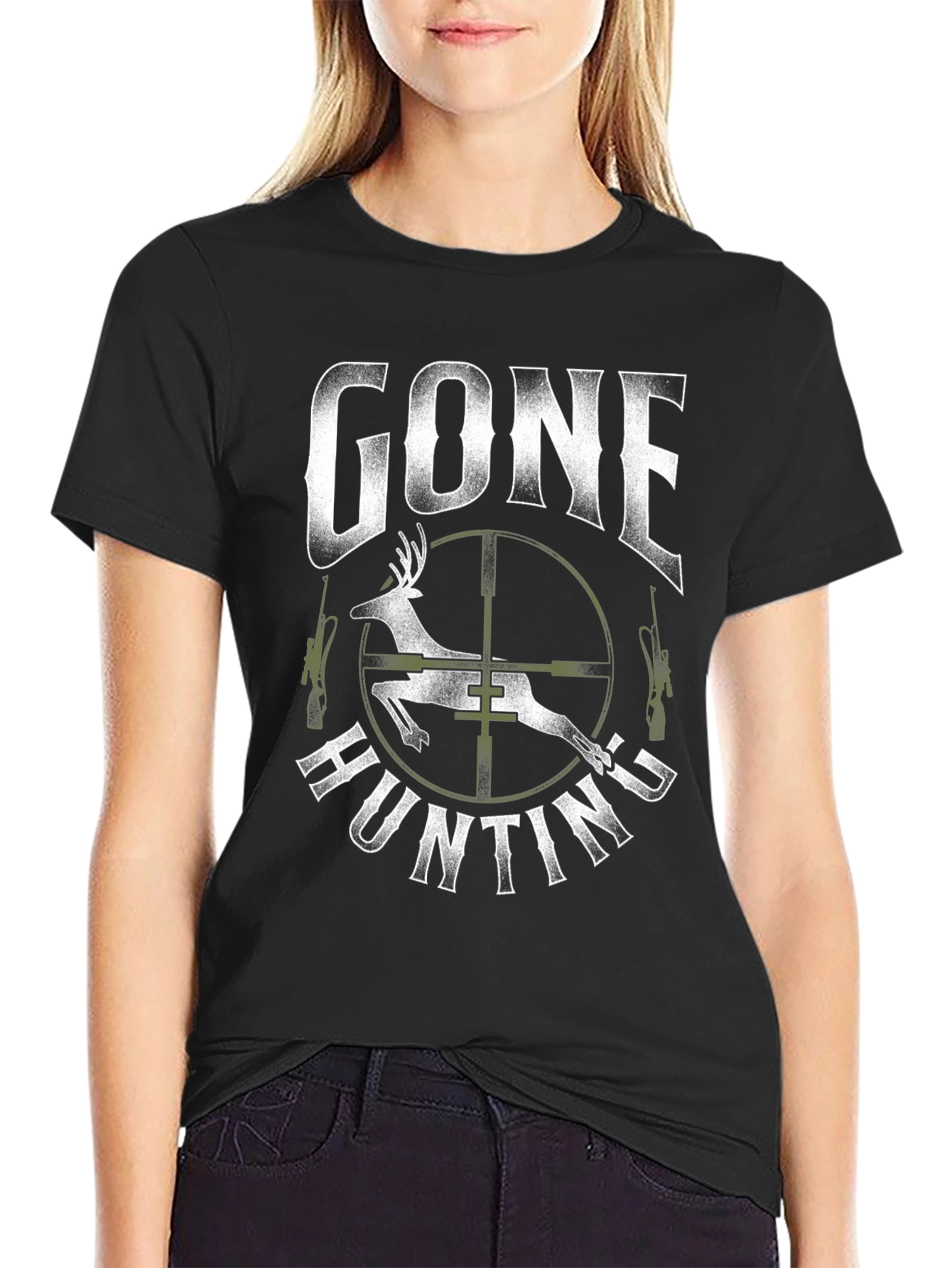 Gone Hunting Graphic T-Shirt