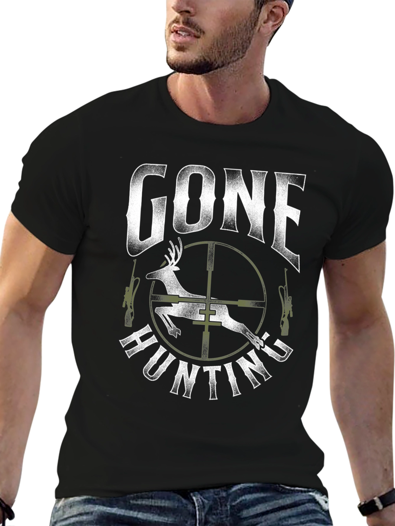 Gone Hunting Graphic T-Shirt