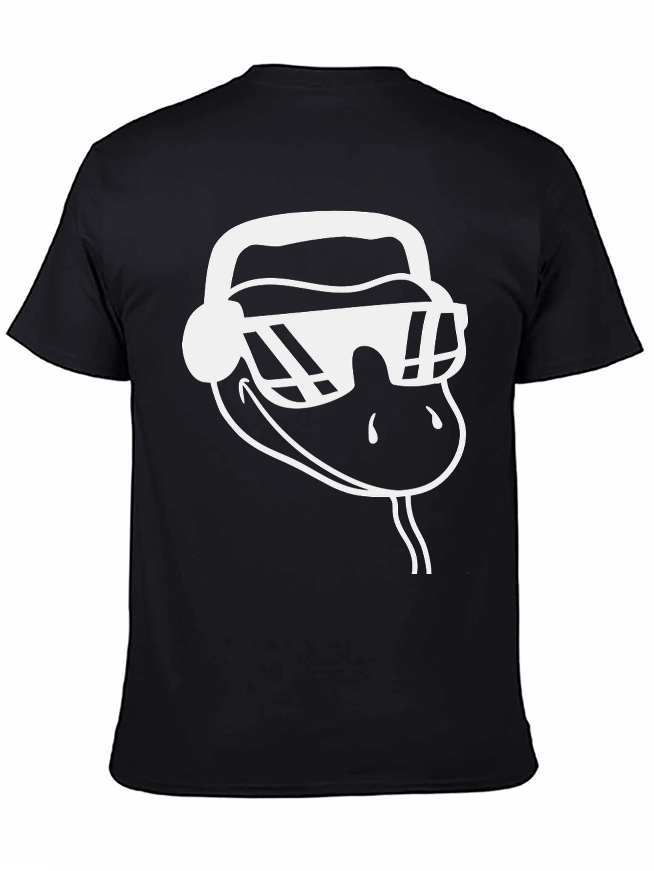 Cool Snake Graphic Tee - Black