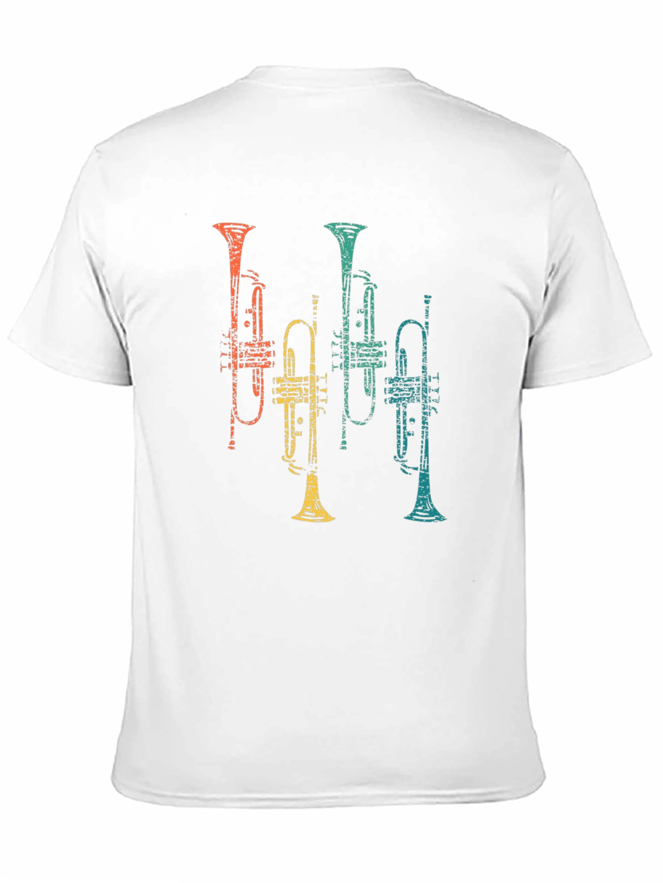 Retro Trumpet Graphic Tee - Music Lovers T-Shirt