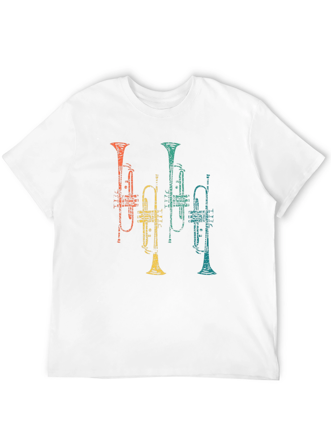 Retro Trumpet Graphic Tee - Music Lovers T-Shirt