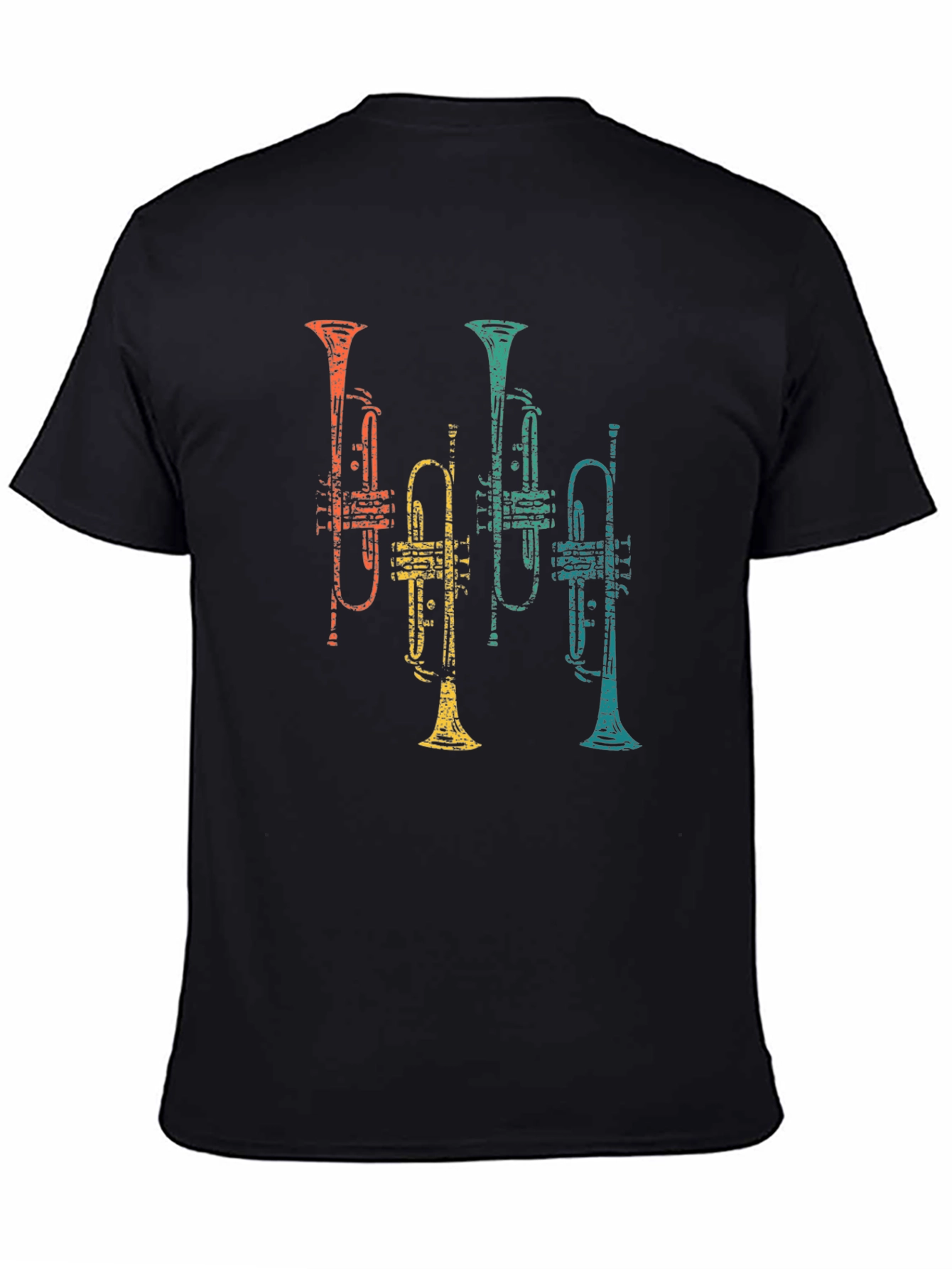 Retro Trumpet Graphic Tee - Music Lovers T-Shirt