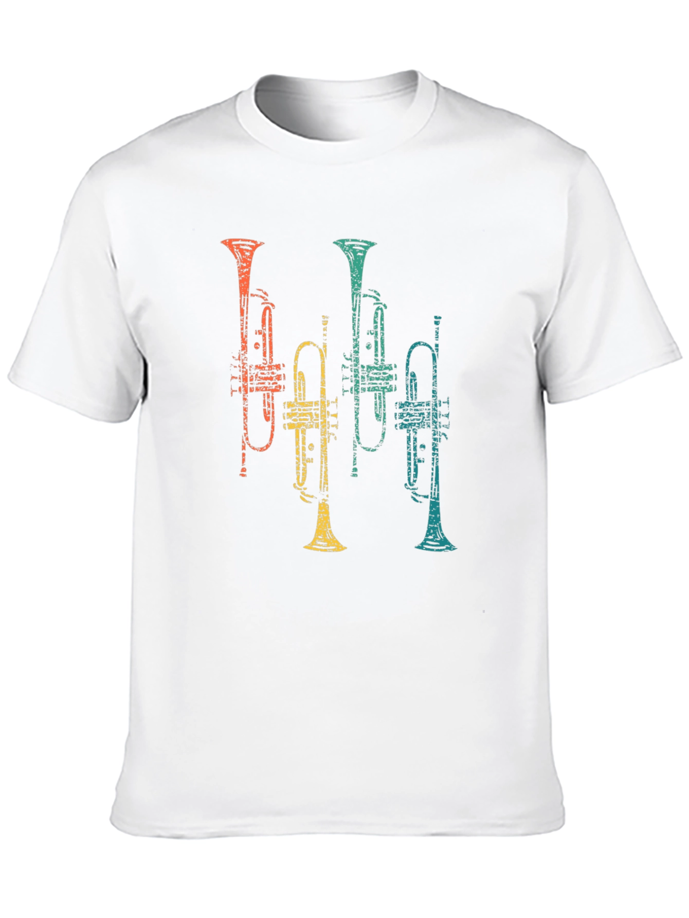 Retro Trumpet Graphic Tee - Music Lovers T-Shirt
