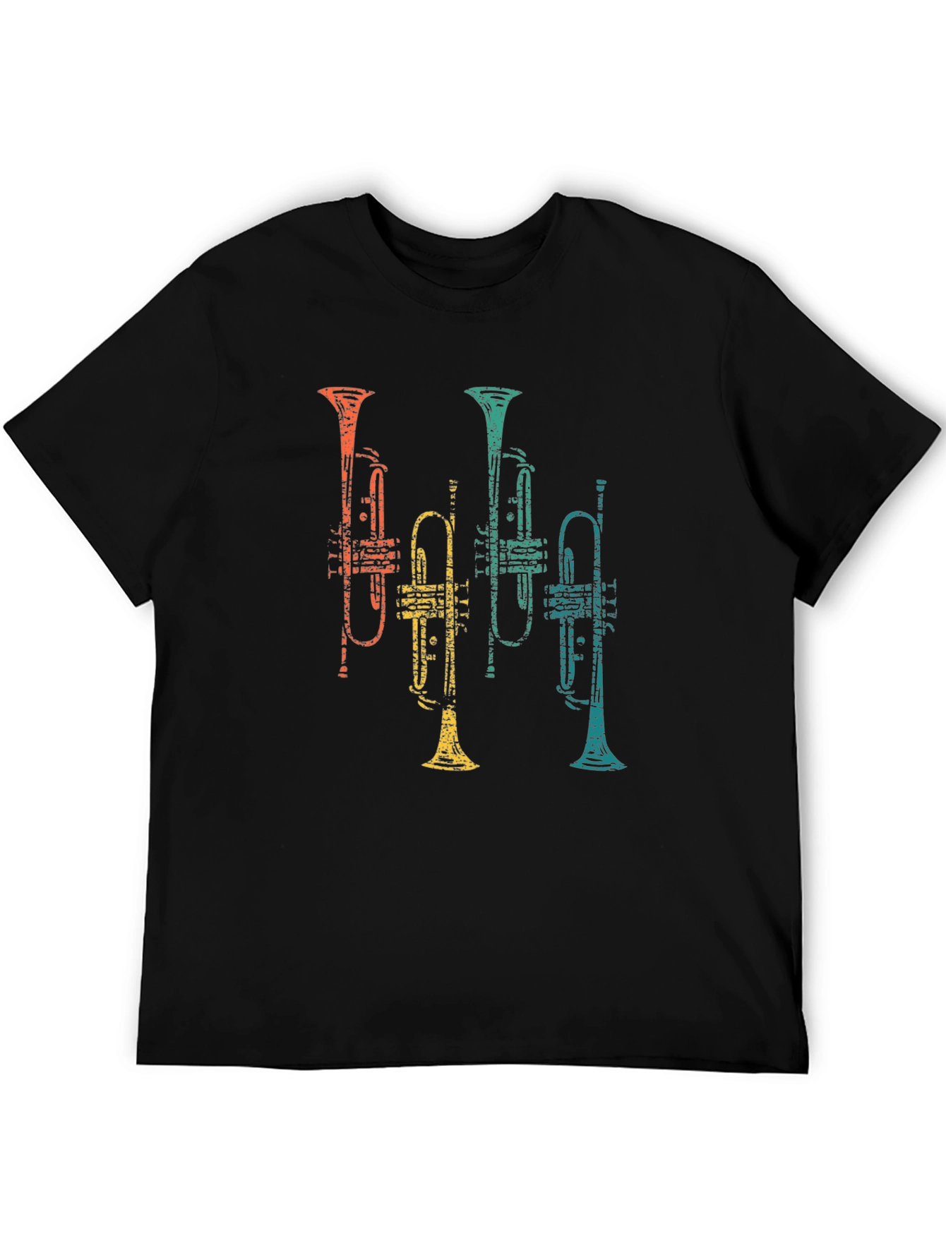 Retro Trumpet Graphic Tee - Music Lovers T-Shirt