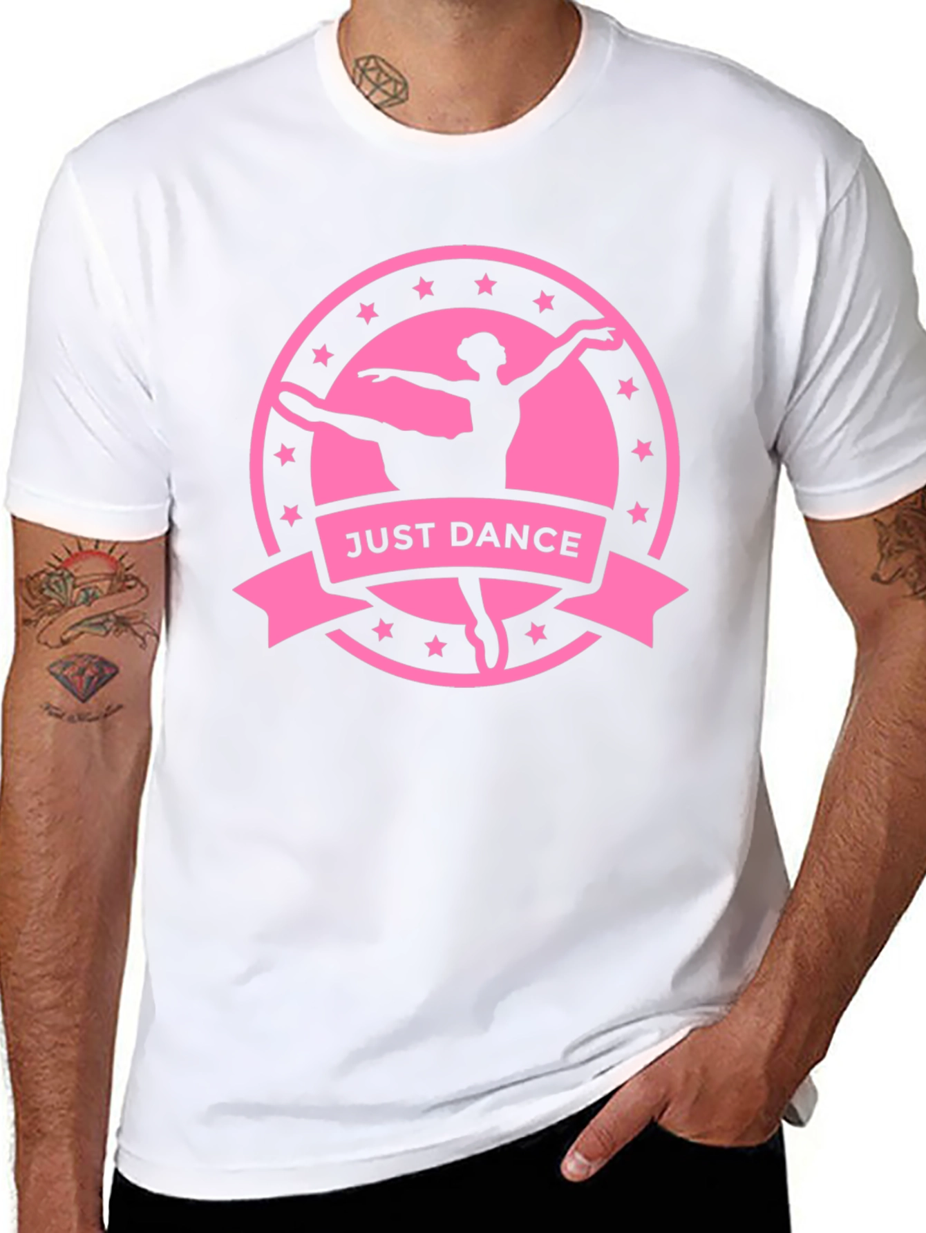 Just Dance Graphic Tee - Ballerina Silhouette