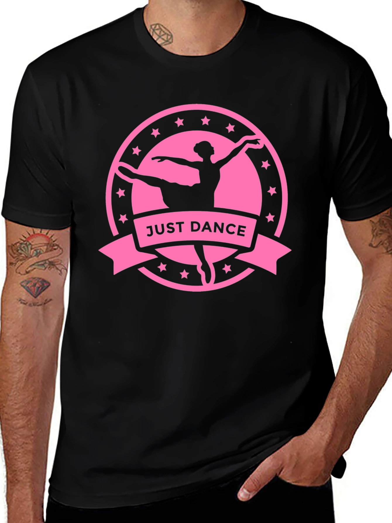Just Dance Graphic Tee - Ballerina Silhouette