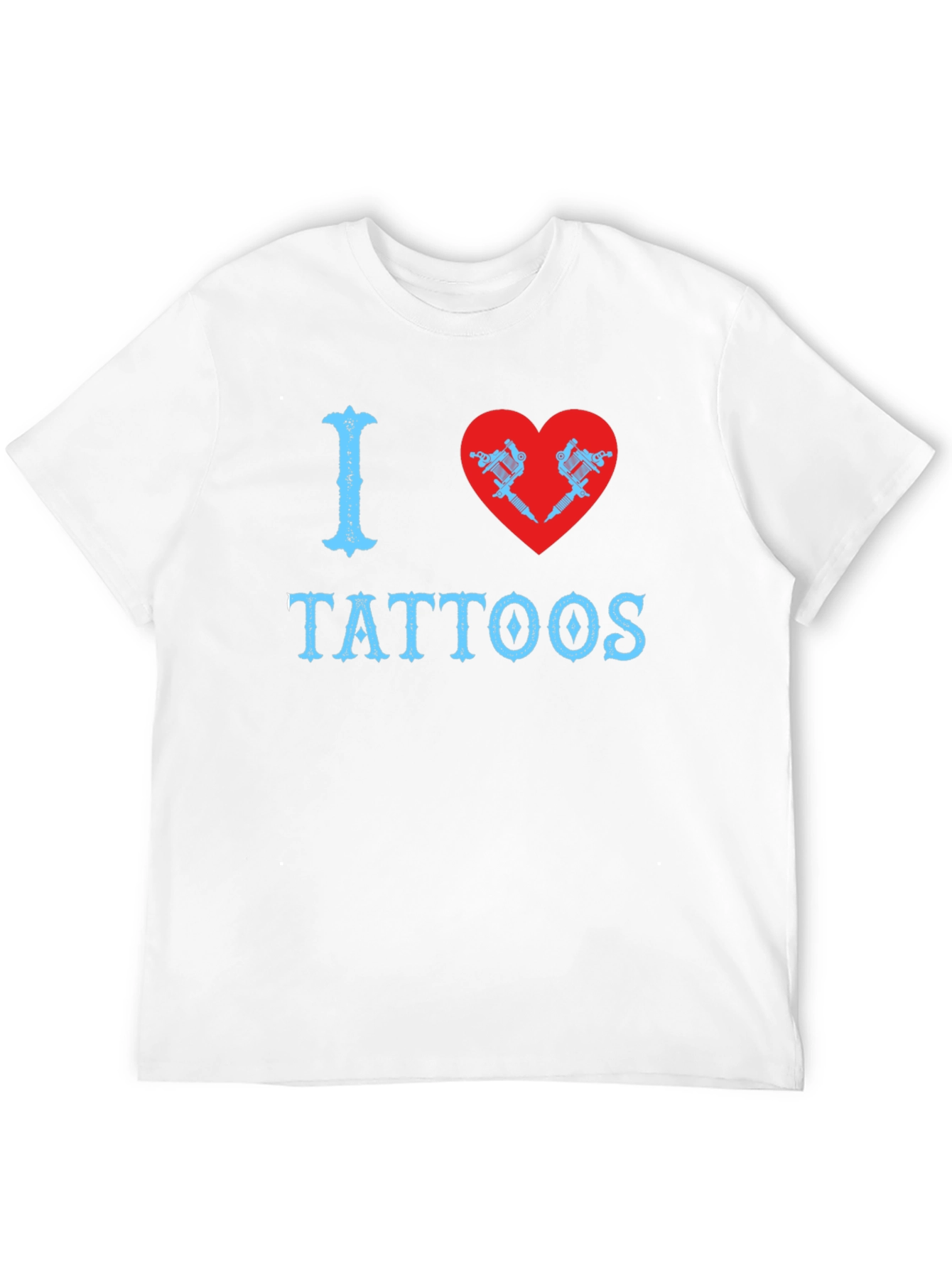 I Love Tattoos T-Shirt - Black