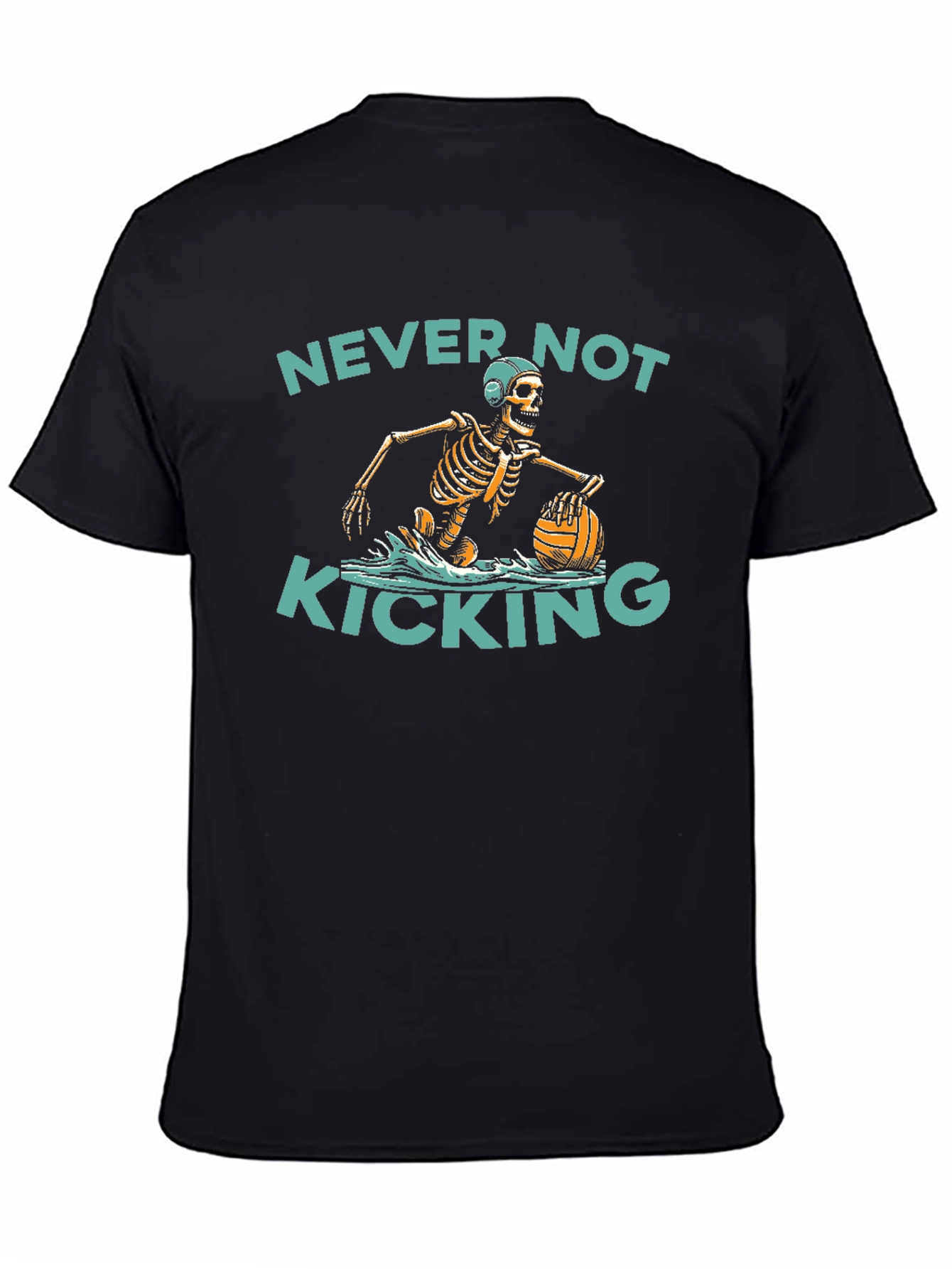 Skeleton Water Polo T-Shirt - Never Not Kicking