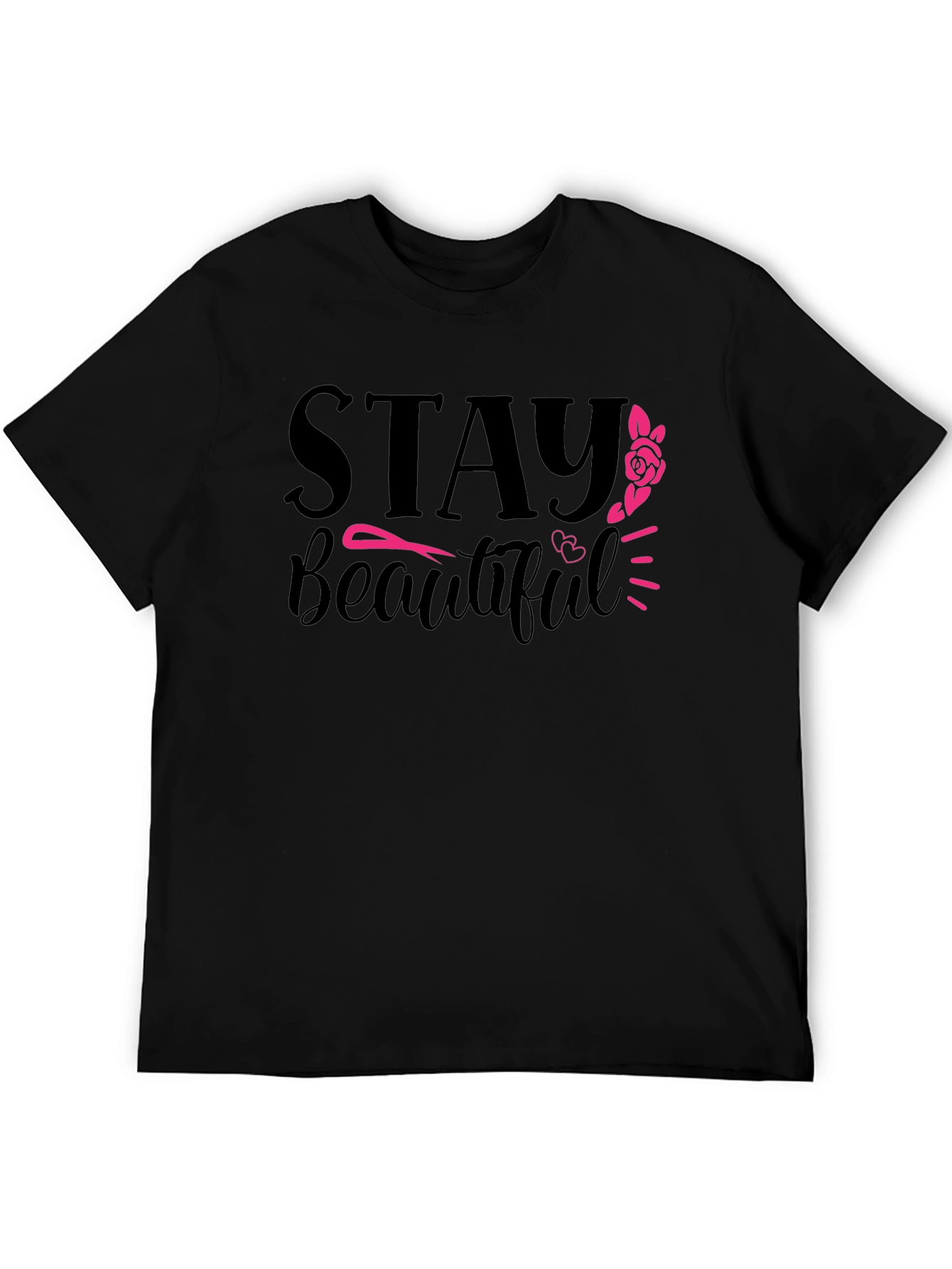 Stay Beautiful Graphic T-Shirt - Trendy & Comfy