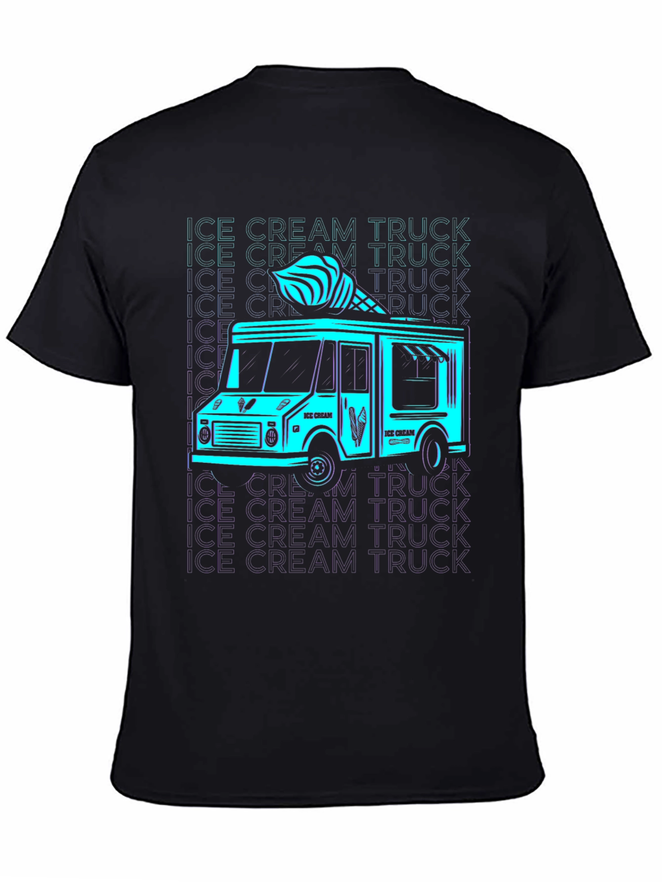 Ice Cream Truck Graphic T-Shirt