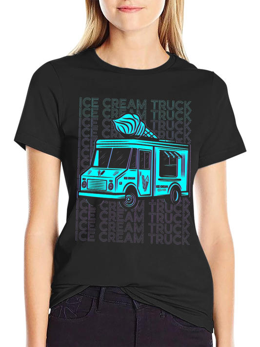 Ice Cream Truck Graphic T-Shirt