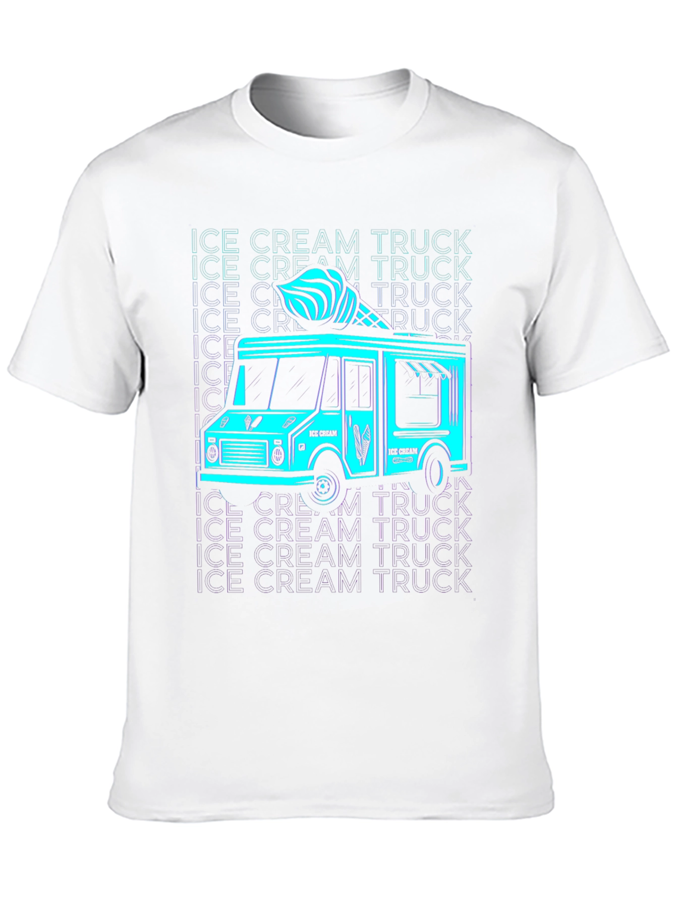 Ice Cream Truck Graphic T-Shirt