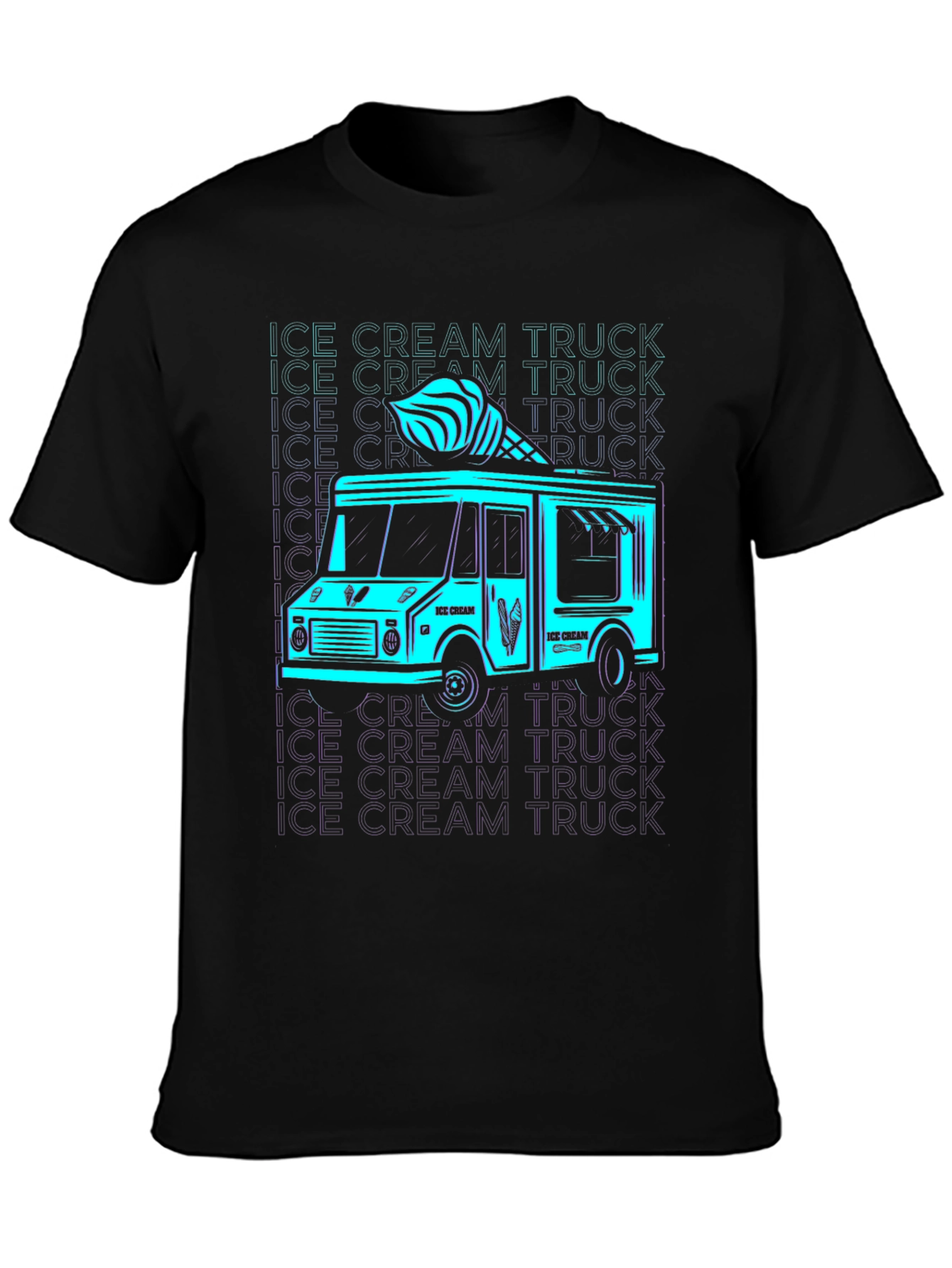 Ice Cream Truck Graphic T-Shirt
