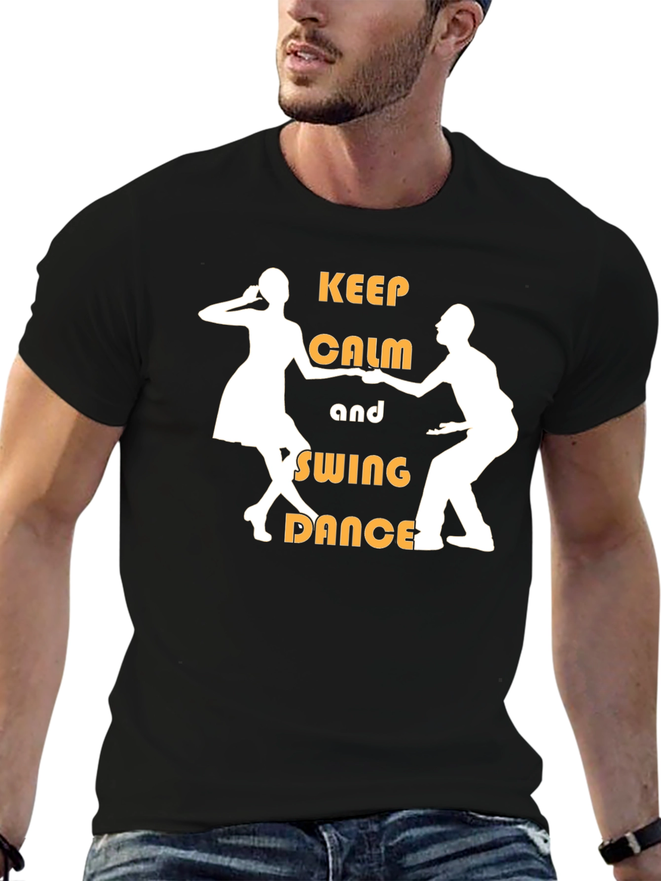 Keep Calm and Swing Dance Graphic Tee