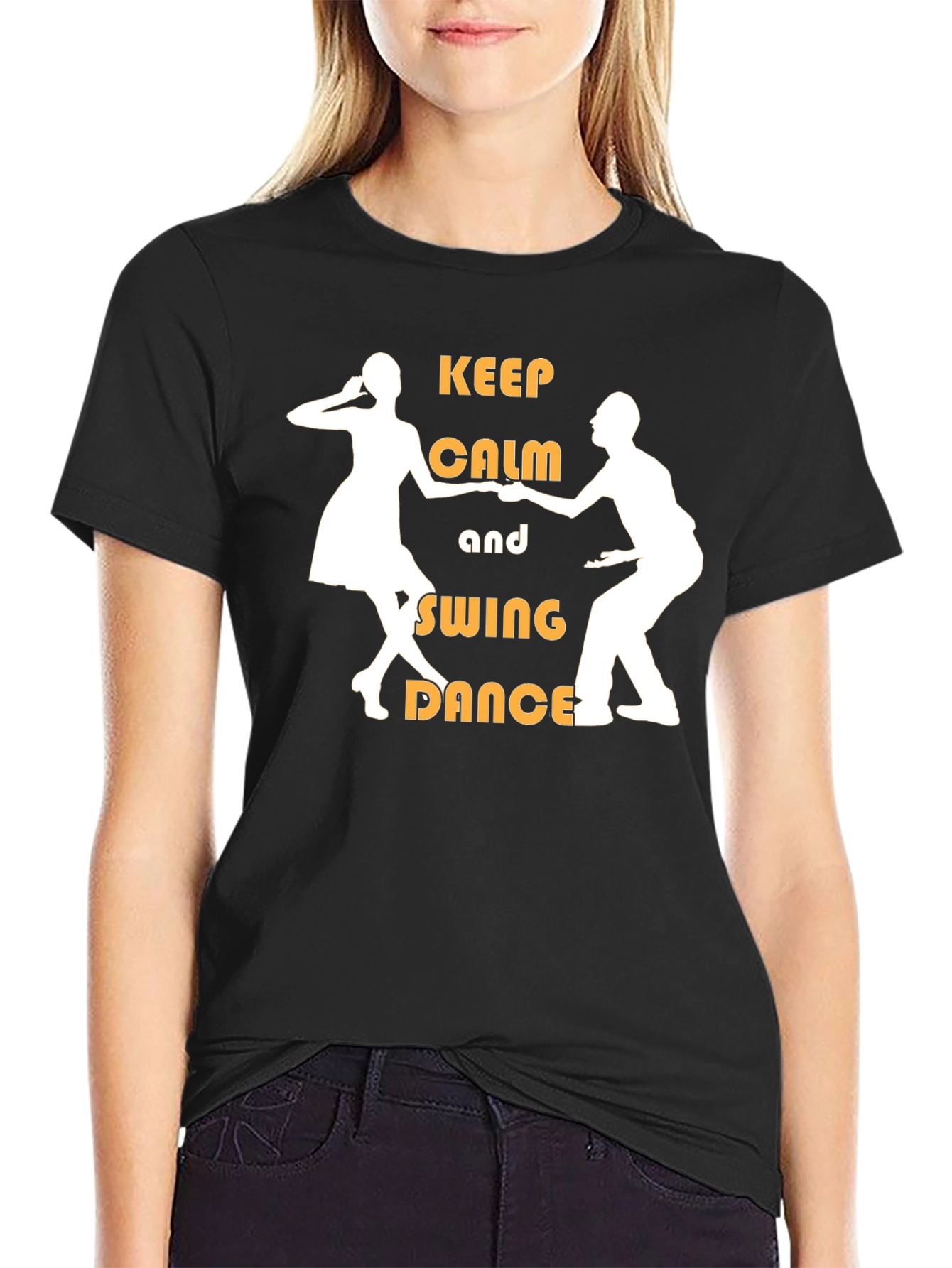Keep Calm and Swing Dance Graphic Tee
