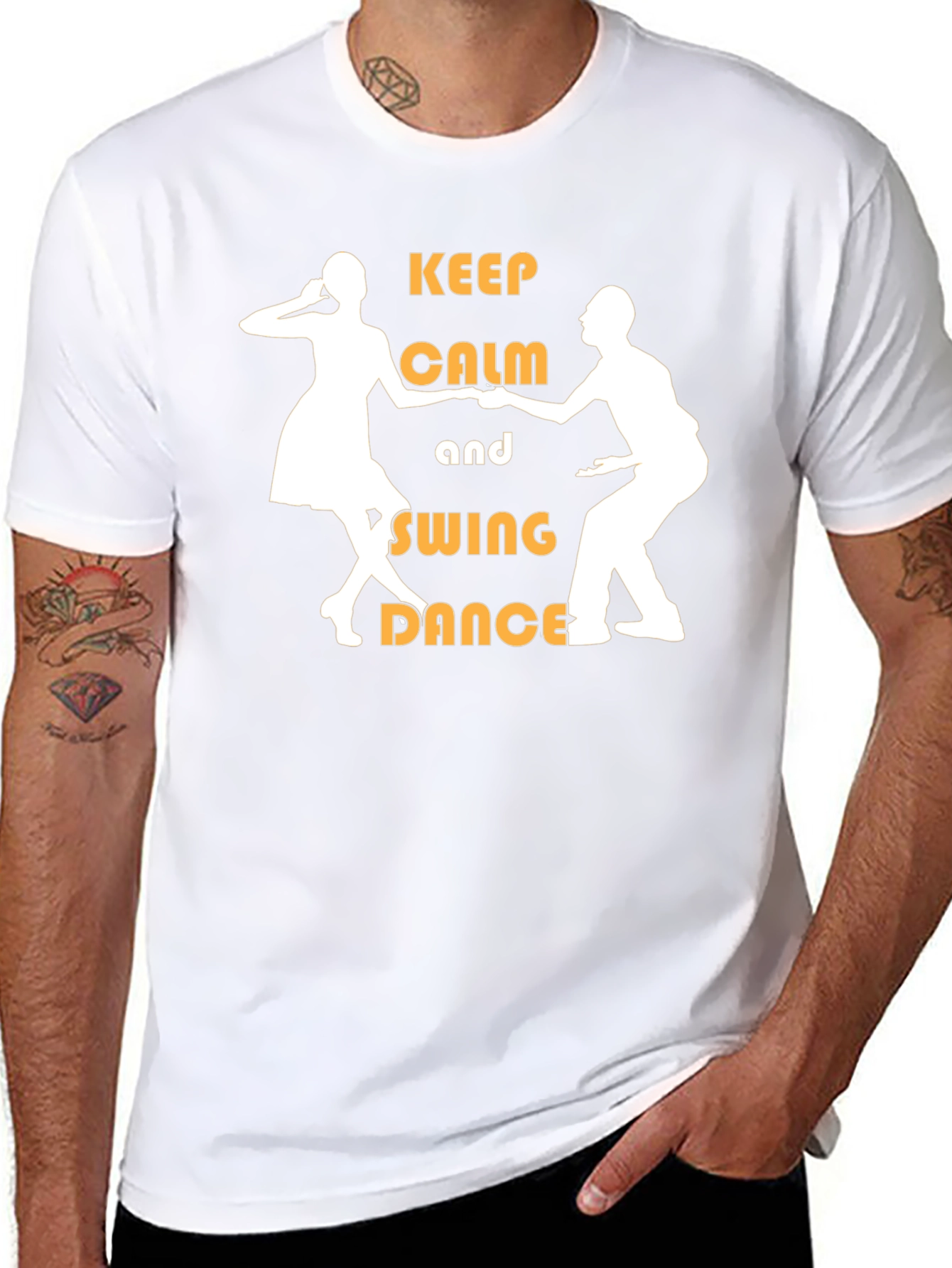Keep Calm and Swing Dance Graphic Tee