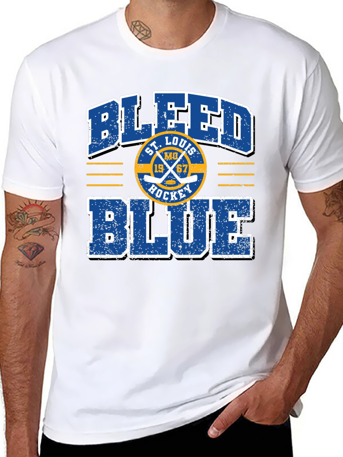 St. Louis Blues Hockey Graphic T-Shirt